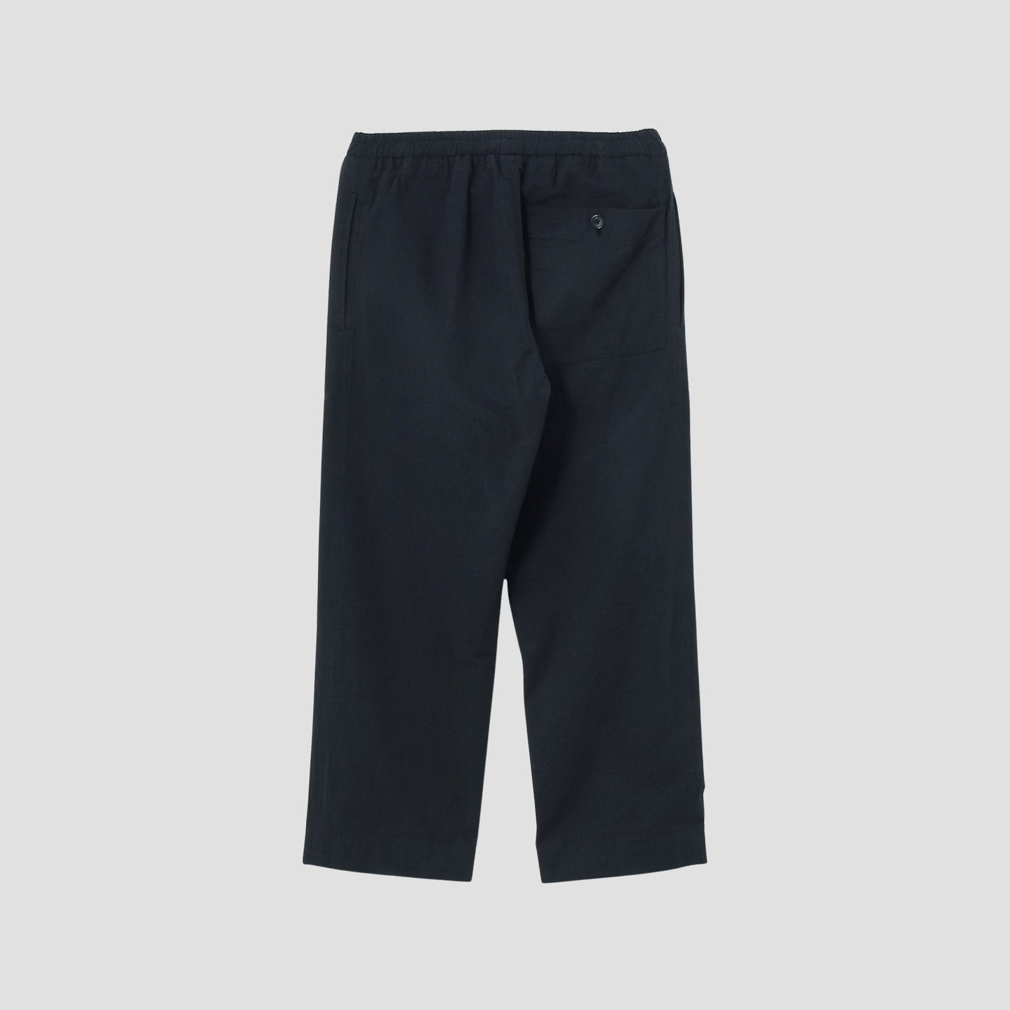YARN DYE COTTON PLAINWEAVE TROUSERS