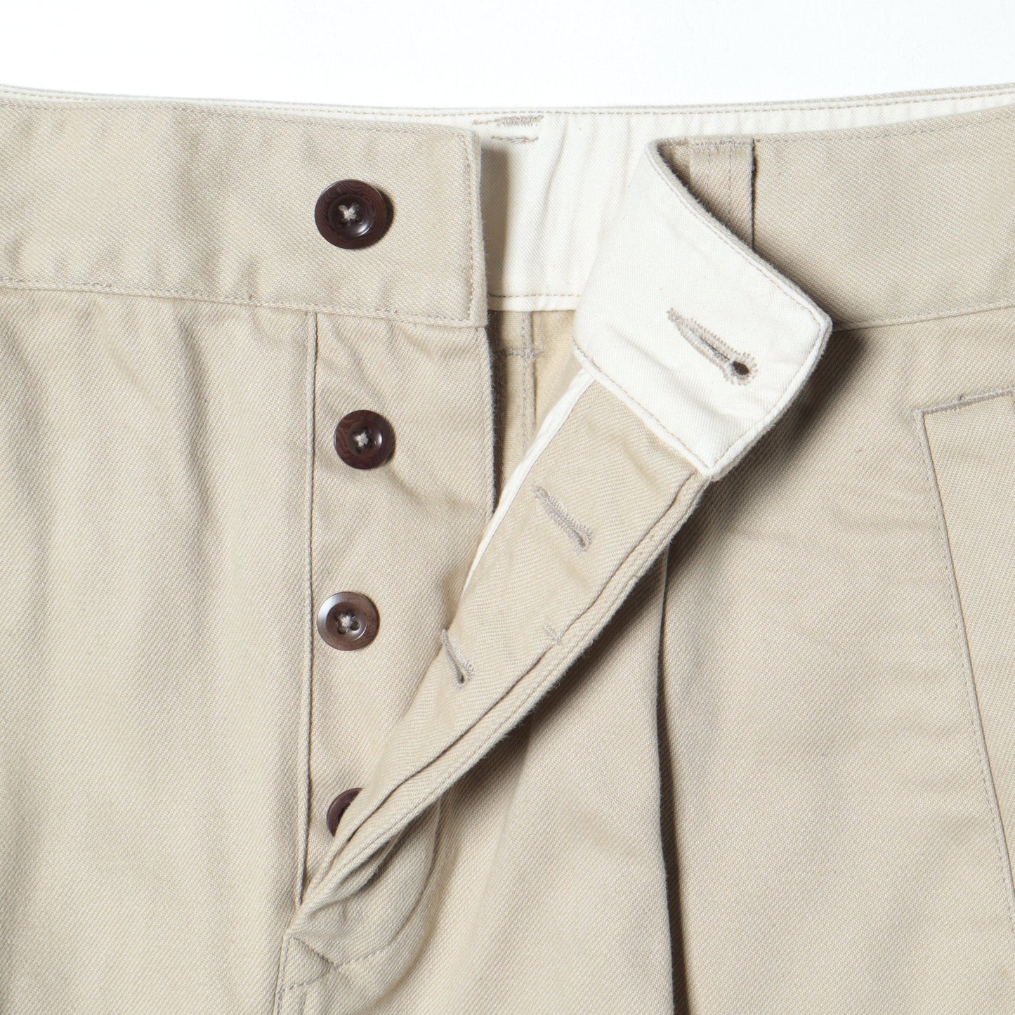 BRUSHED BACK COTTON TWILL SKIRT