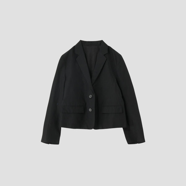WOOL LINEN POPLIN JACKET