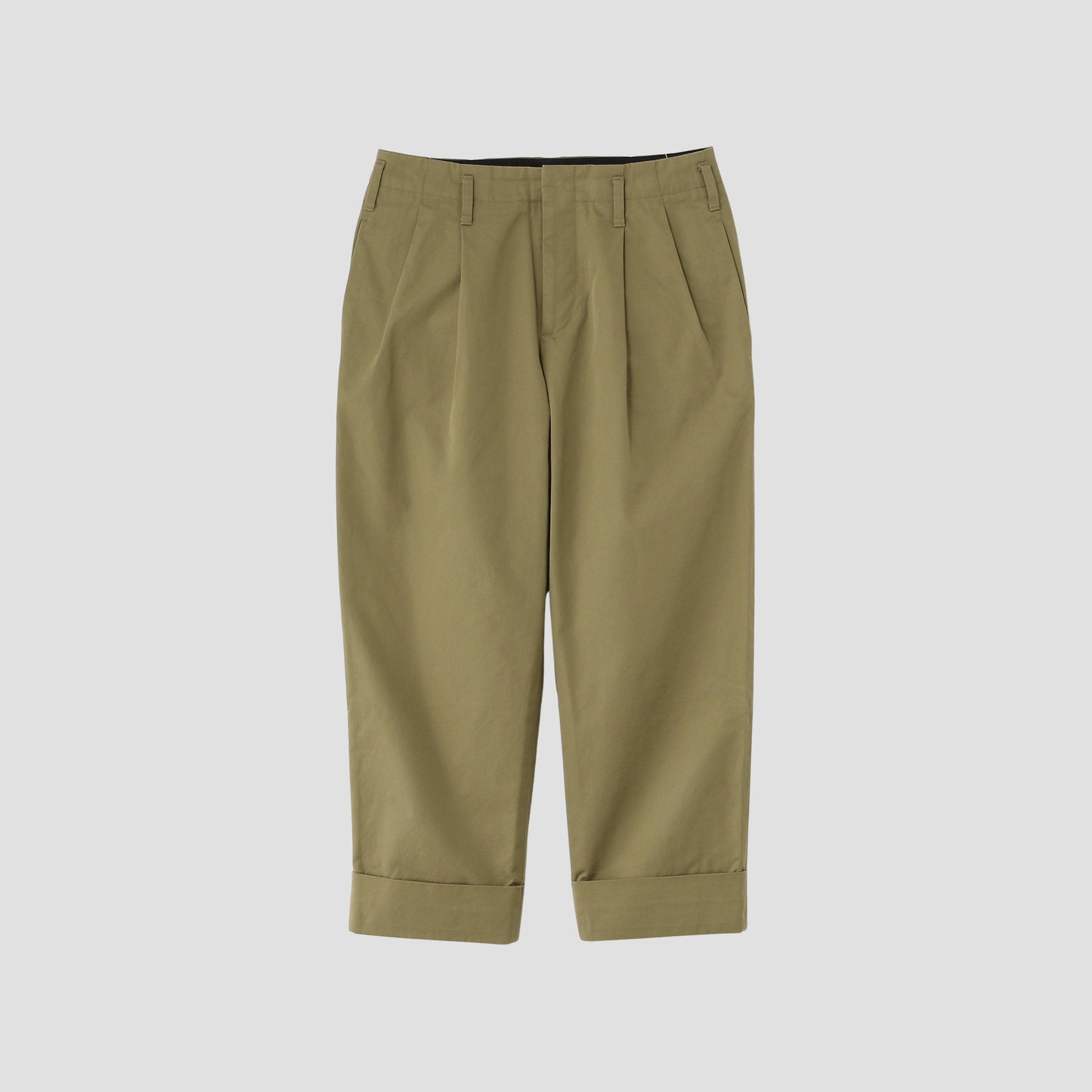 REFINED COTTON GABARDINE TROUSERS