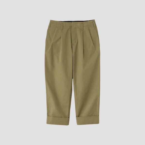 REFINED COTTON GABARDINE TROUSERS