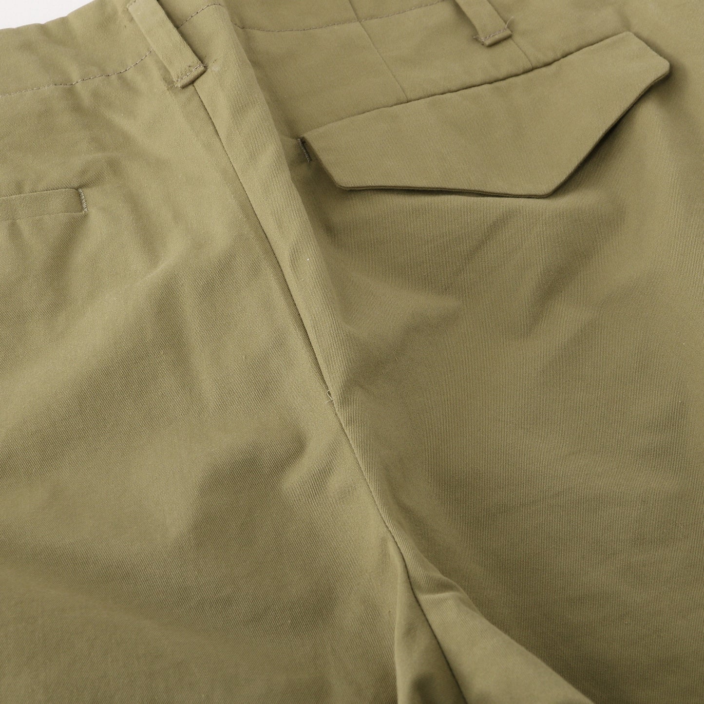 REFINED COTTON GABARDINE TROUSERS