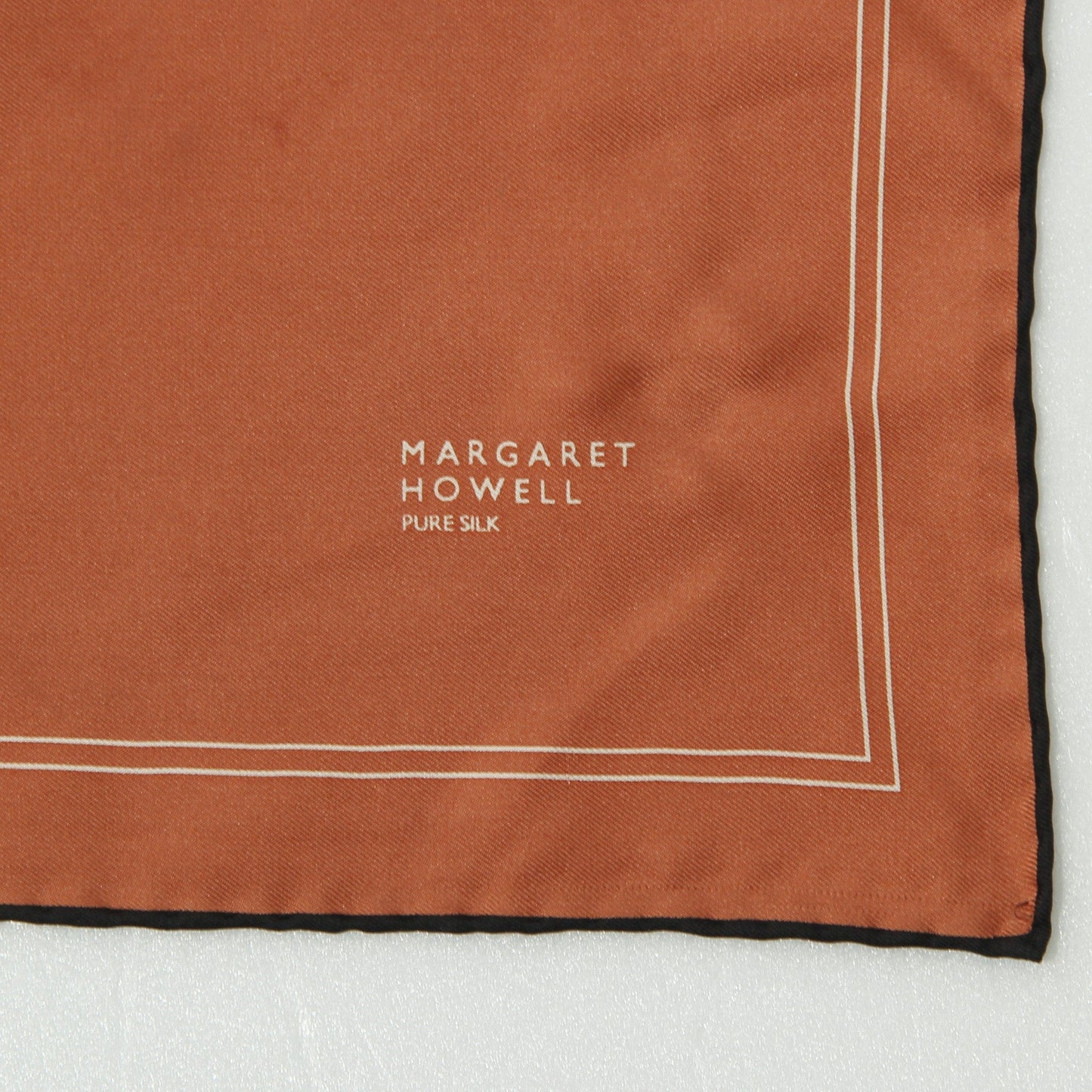 FRAME PRINT SILK SCARF