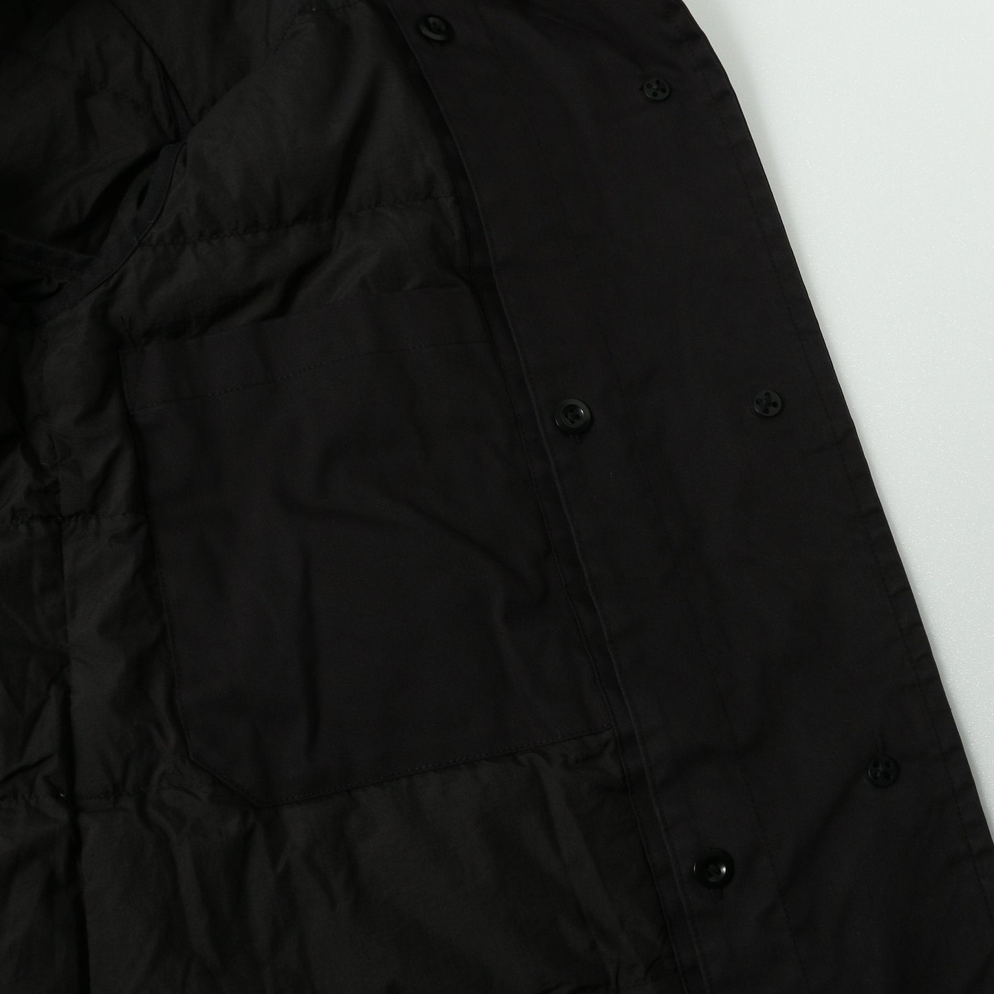 COTTON NYLON CANVAS COAT