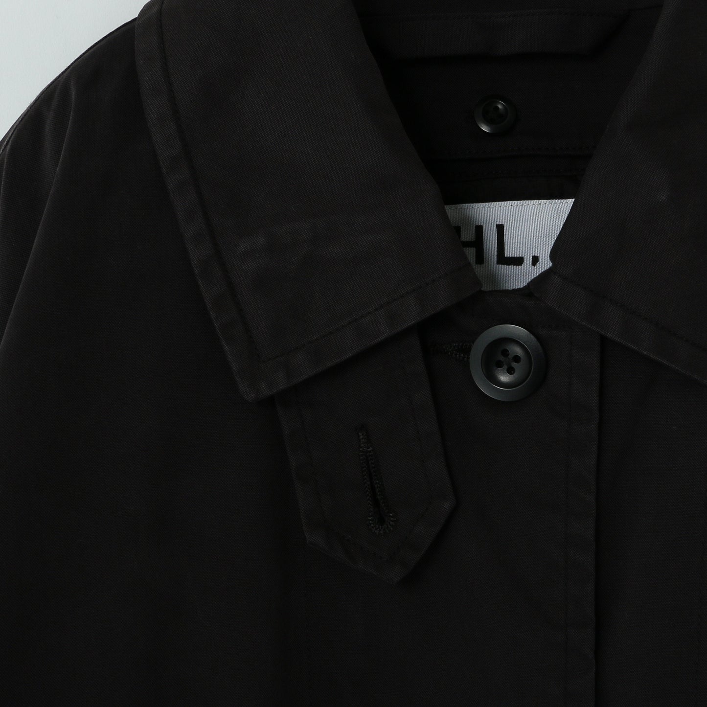 COTTON NYLON CANVAS COAT