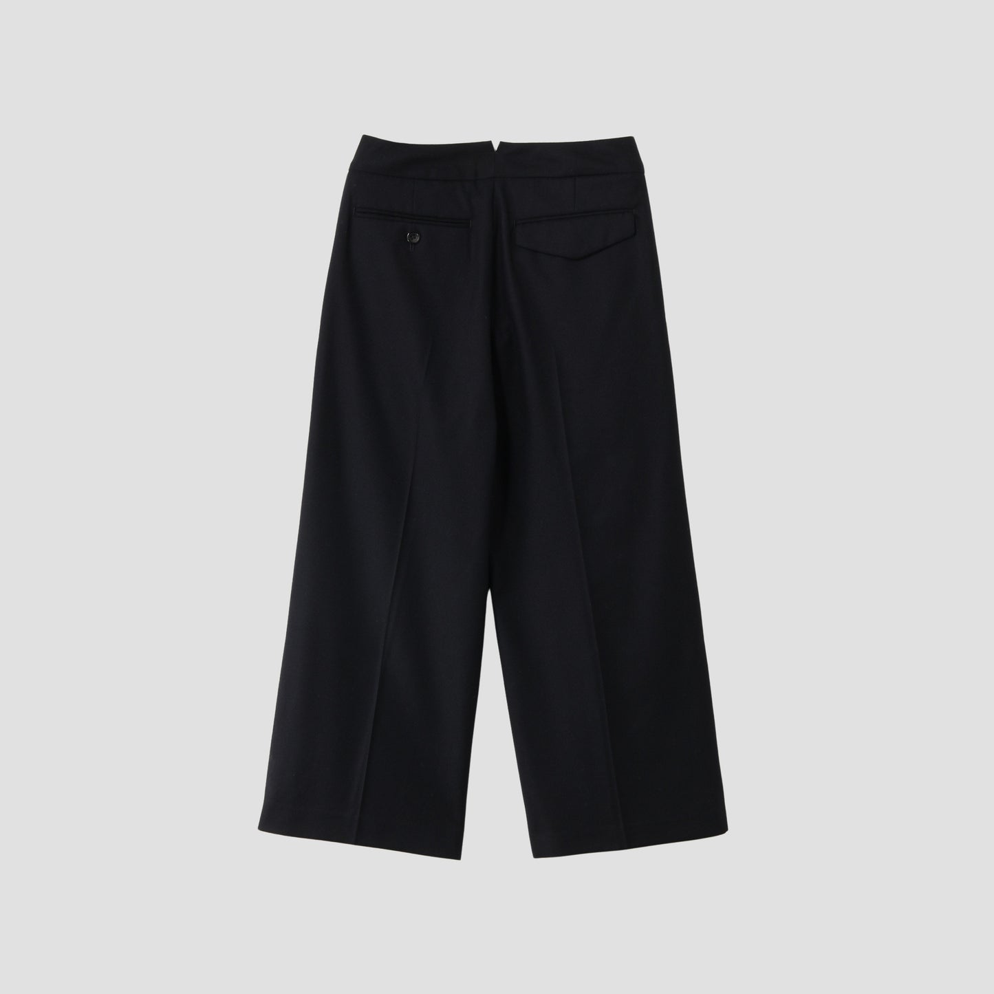 FINE WOOL FLANNEL TROUSERS