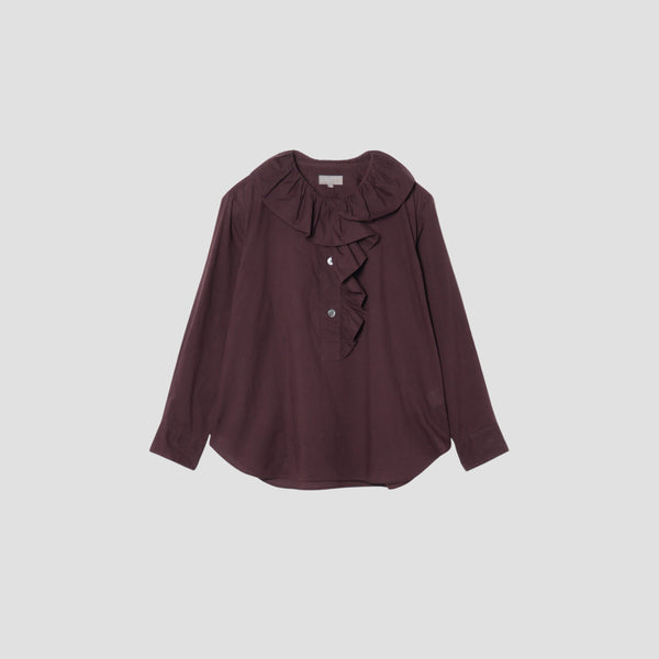 PIECE DYED WASHED COTTON SHIRT