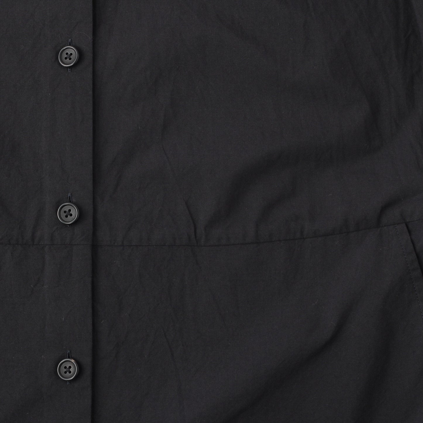 MATT COTTON SILK POPLIN DRESS
