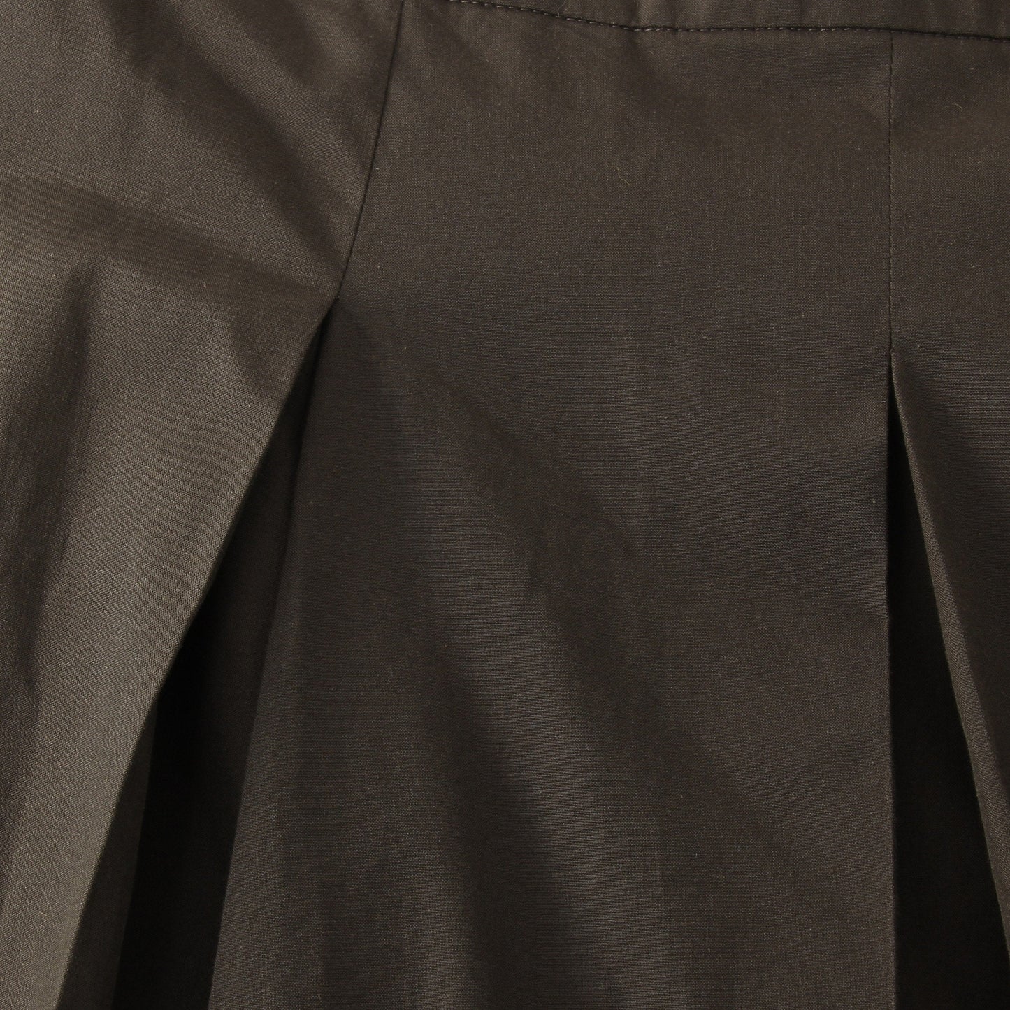 SILK COTTON POPLIN SKIRT