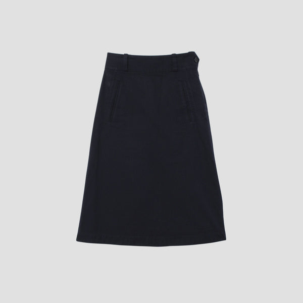 COTTON GABARDINE SKIRT