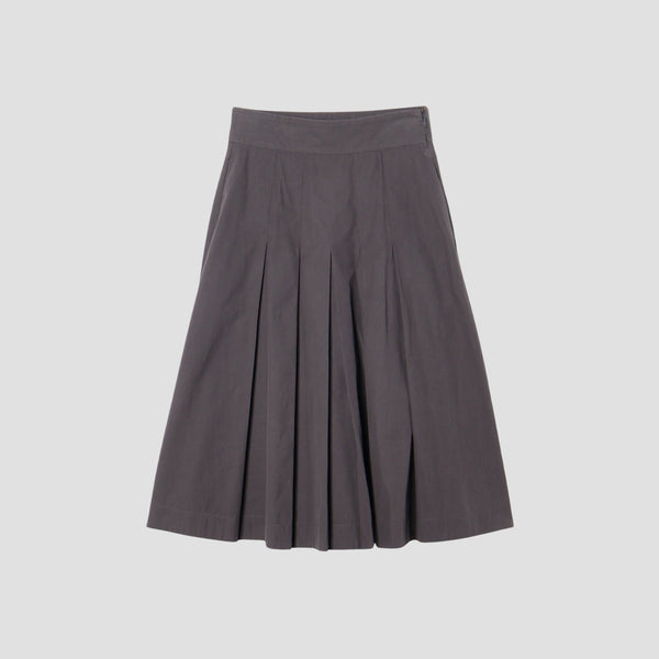 HIGHDENSE COTTON POPLIN SKIRT