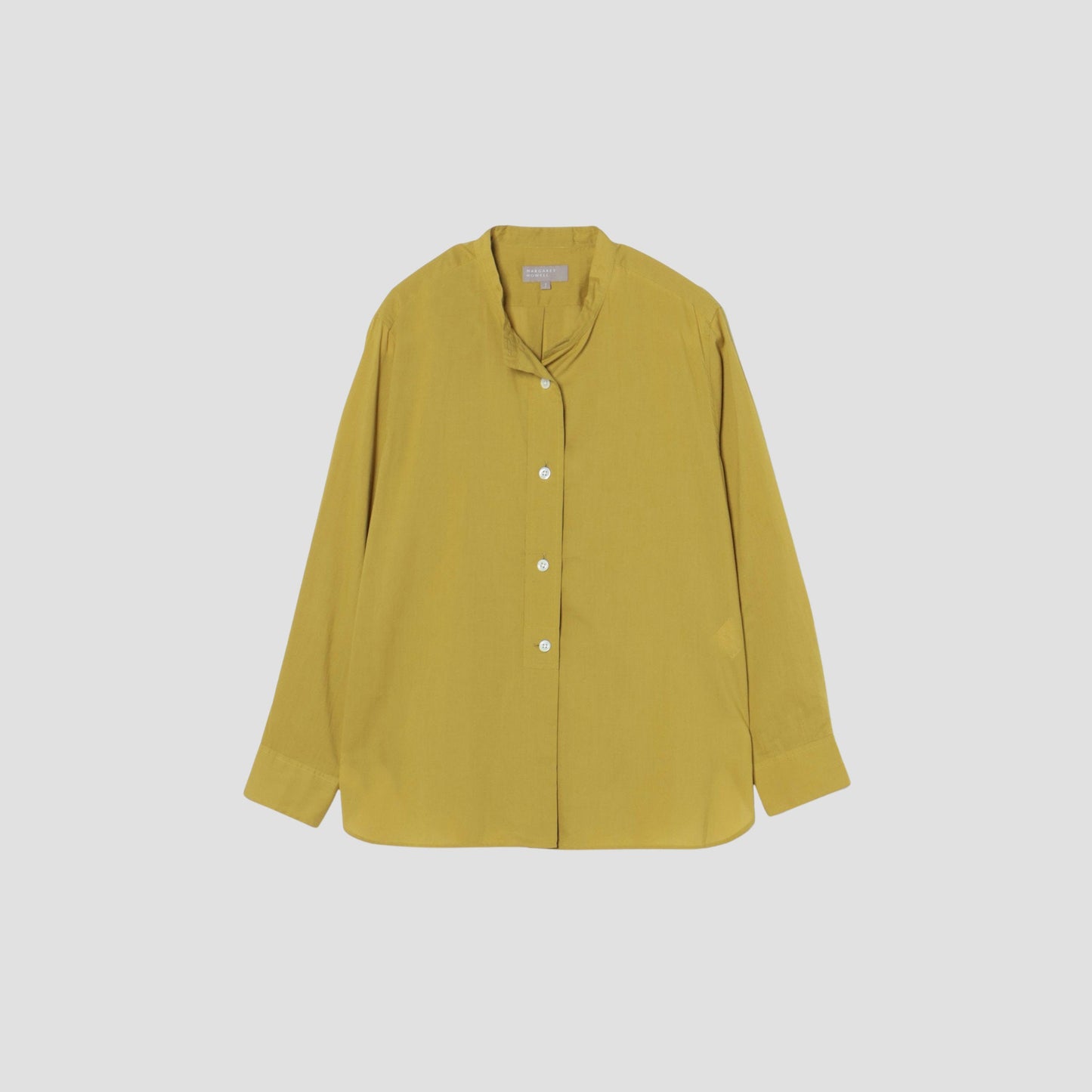 PIECE DYED WASHED COTTON SHIRT