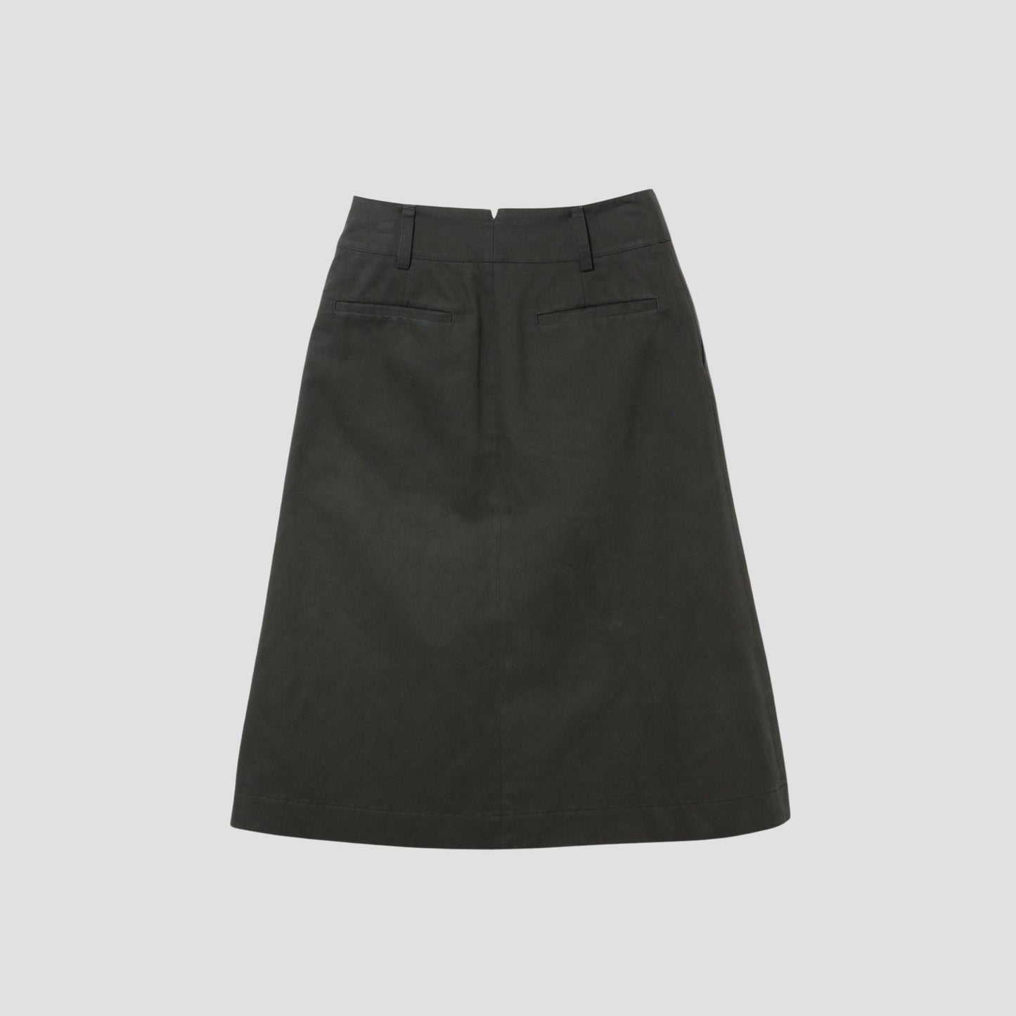 BRUSHED COTTON LINEN SKIRT