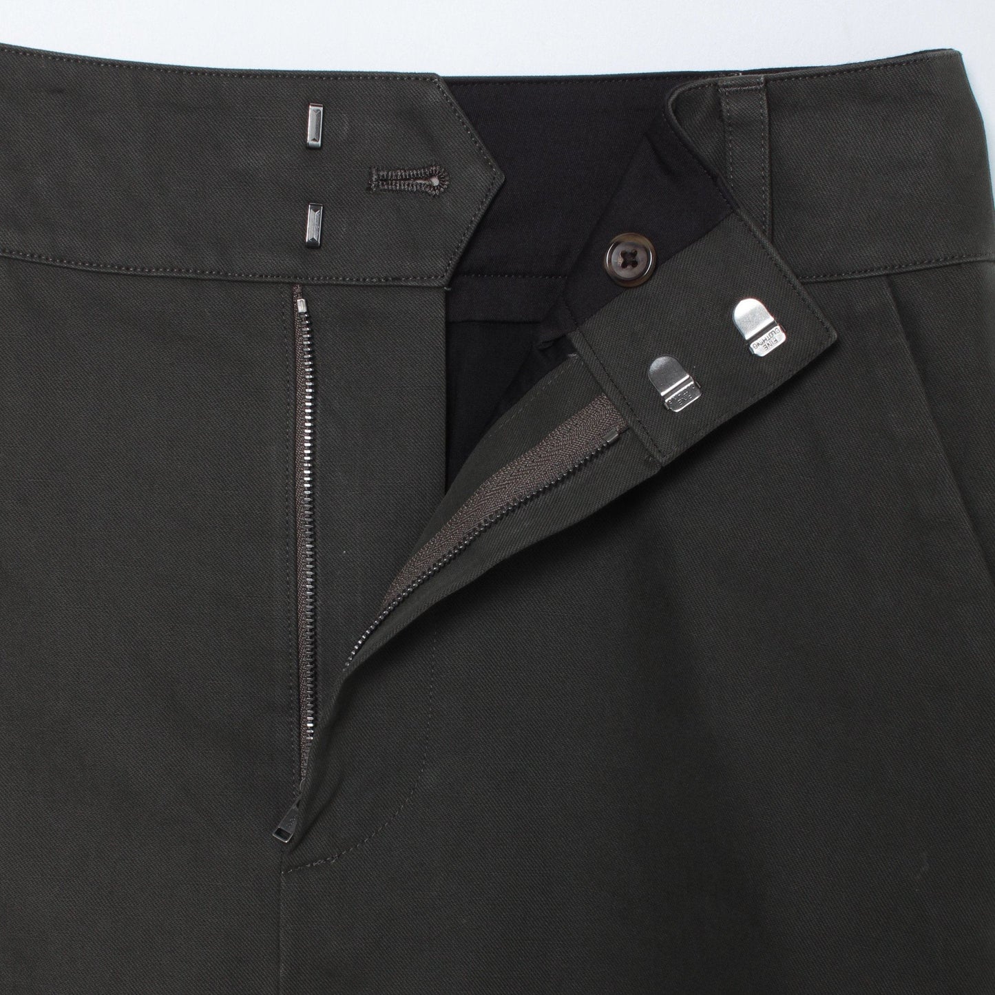 BRUSHED COTTON LINEN SKIRT