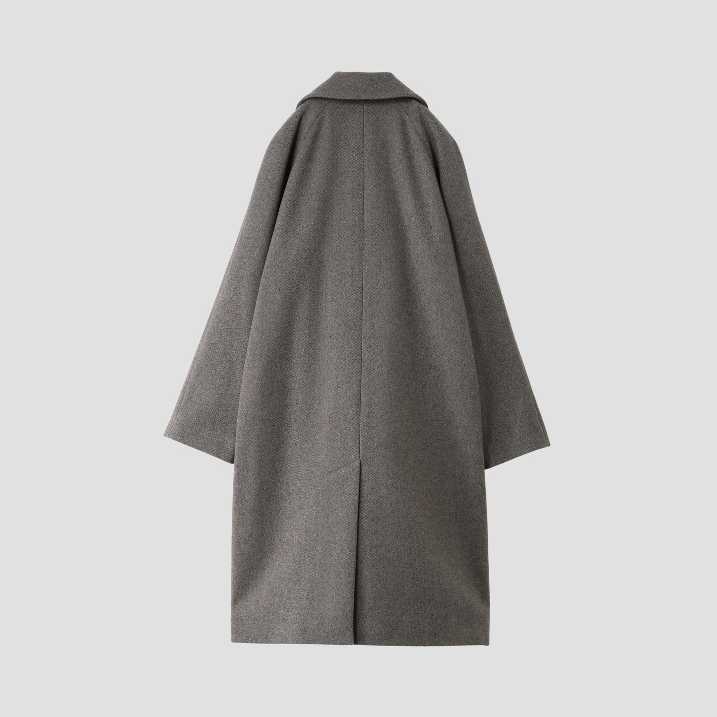 LAMBS WOOL MELTON COAT