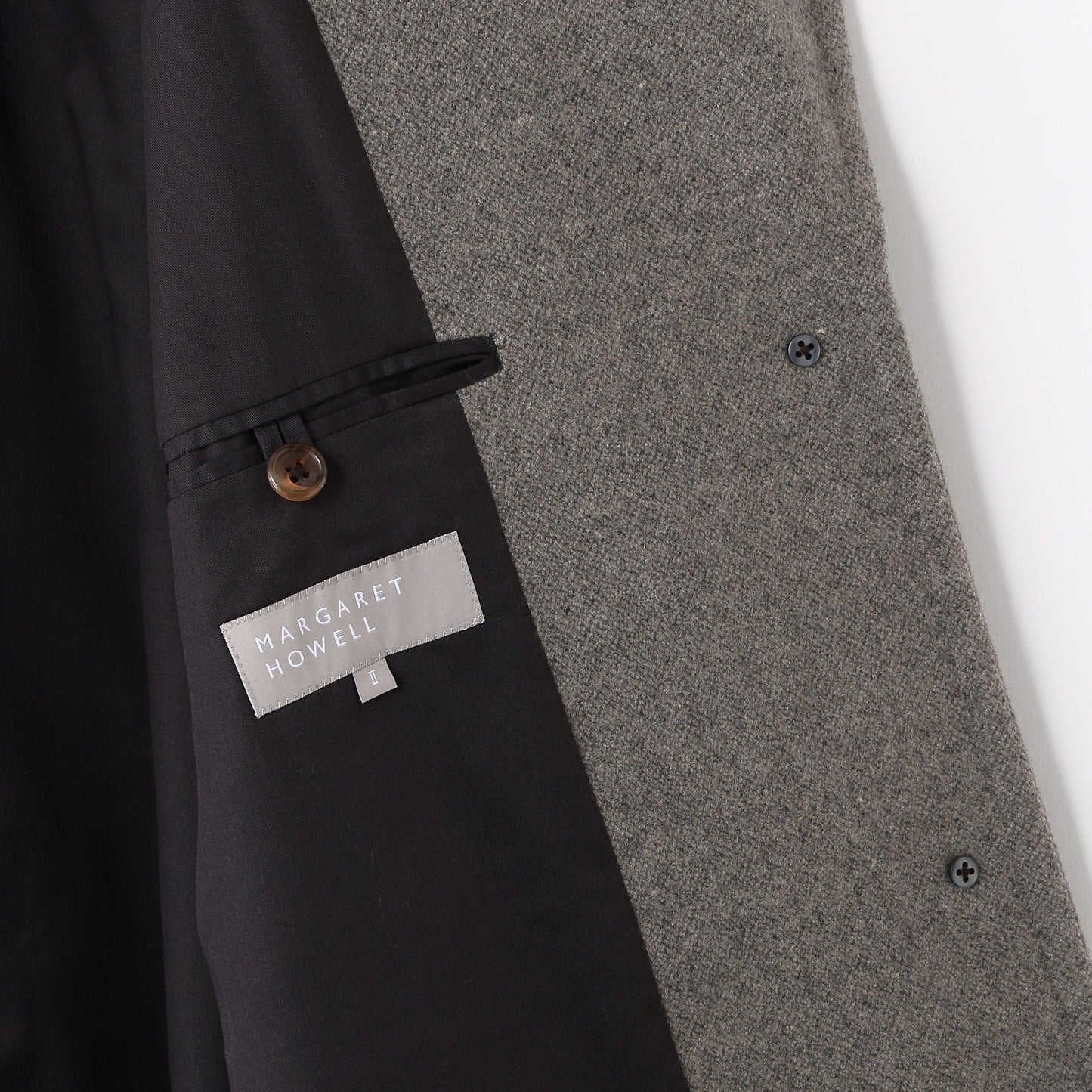 LAMBS WOOL MELTON COAT