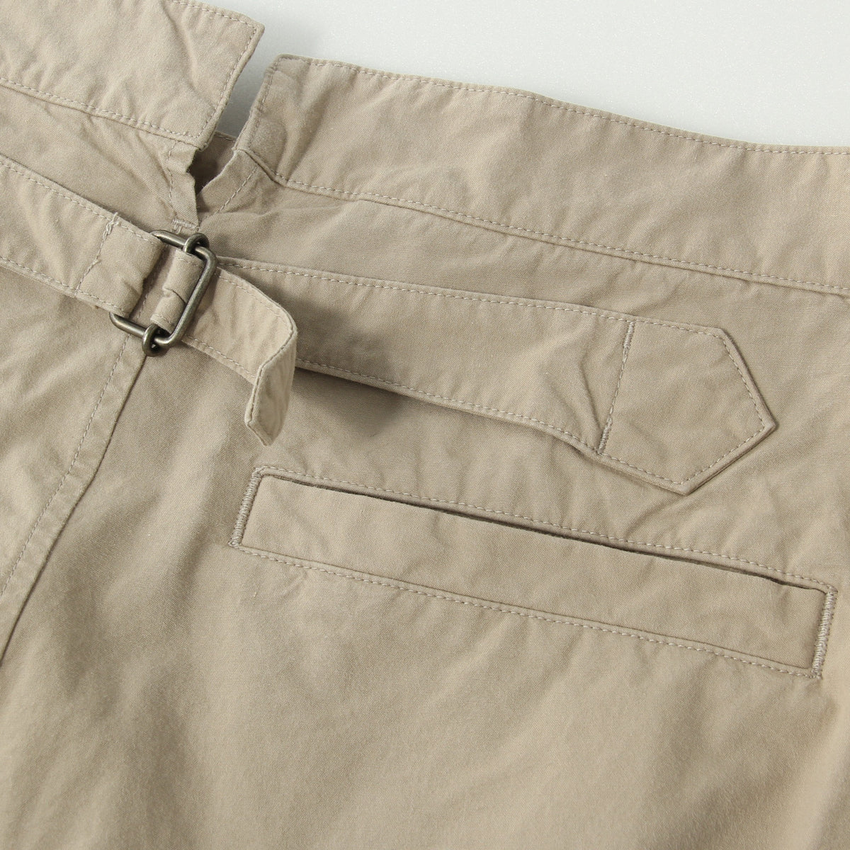 DENSE COTTON POPLIN TROUSERS