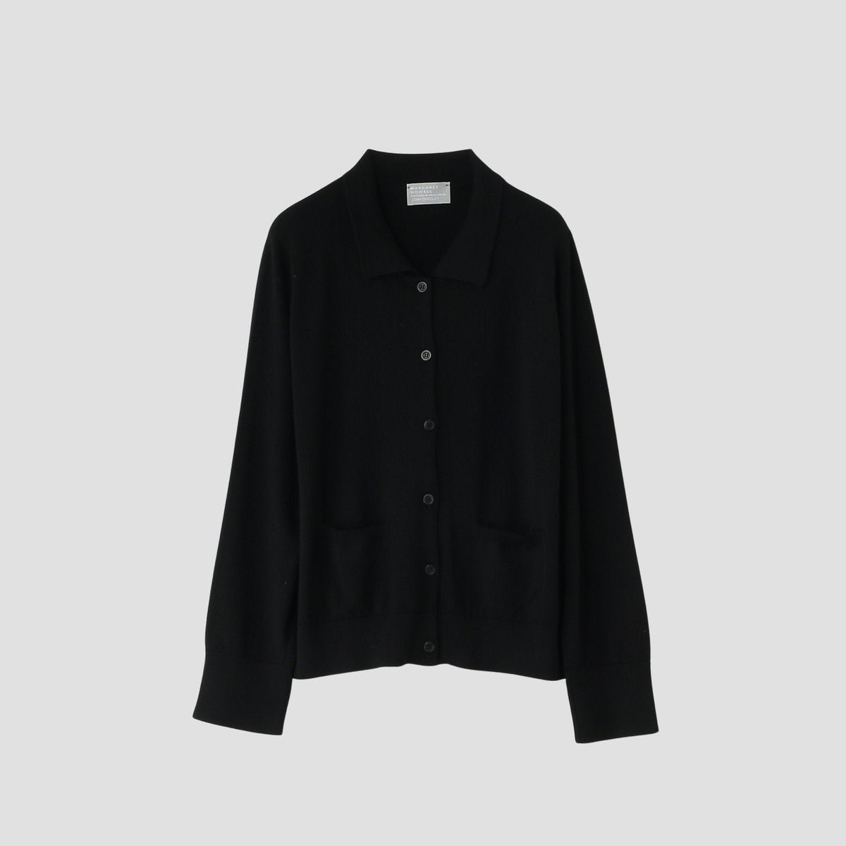 POLO COLLAR CARDIGAN KNIT