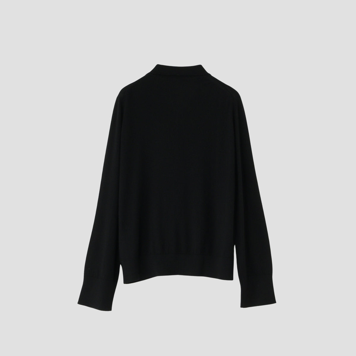 POLO COLLAR CARDIGAN KNIT