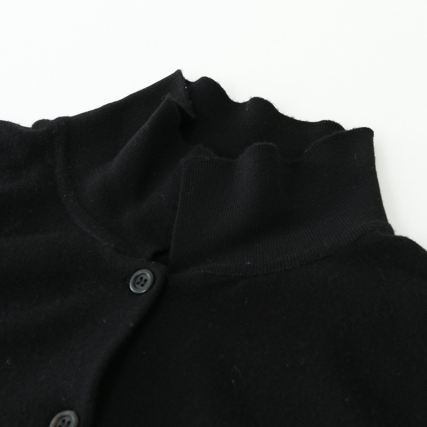 POLO COLLAR CARDIGAN KNIT