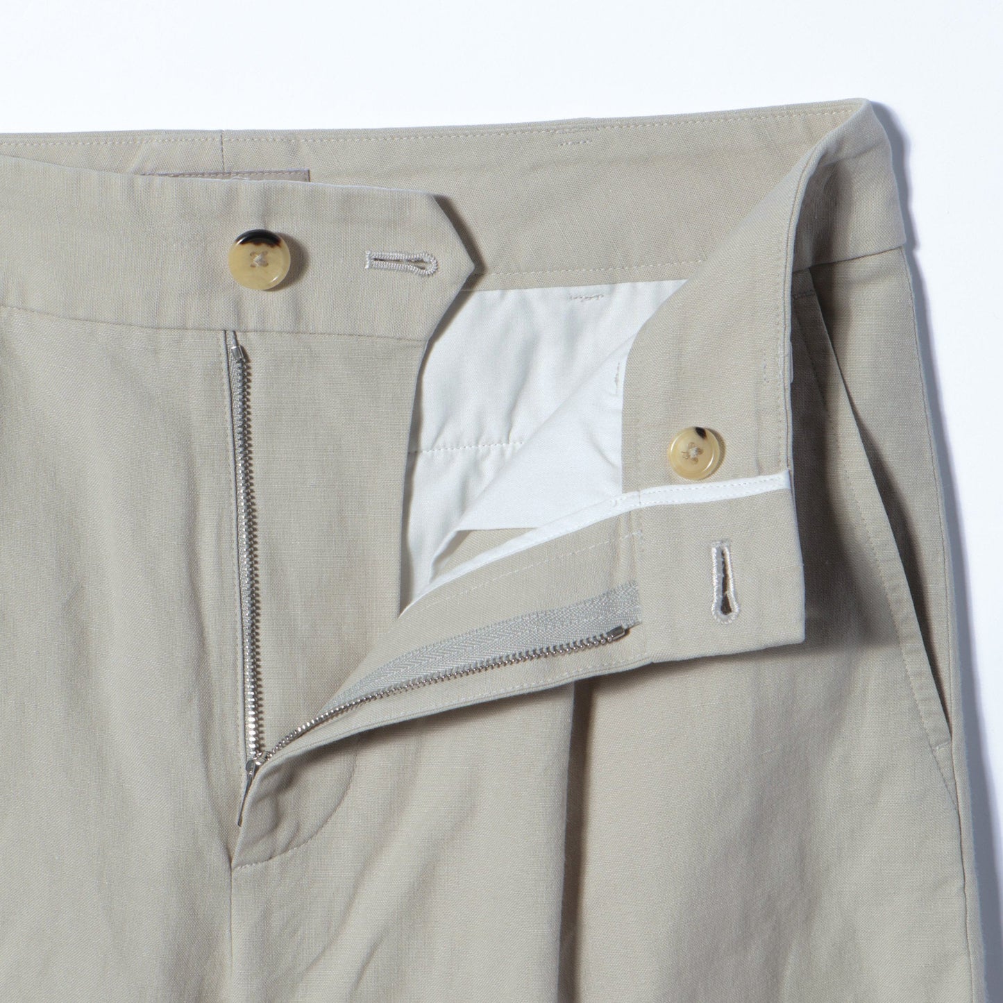 COTTON LINEN TROUSERS