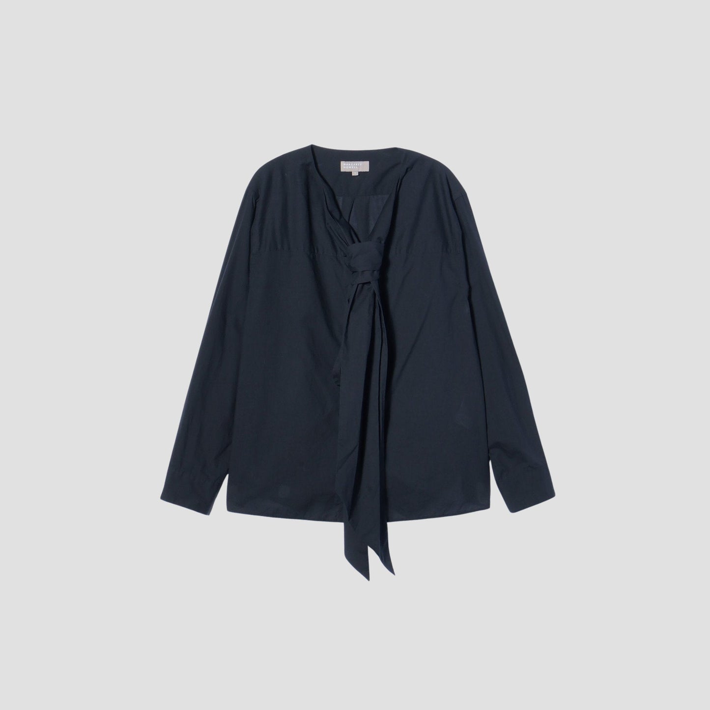 PIECE DYED WASHED COTTON SHIRT