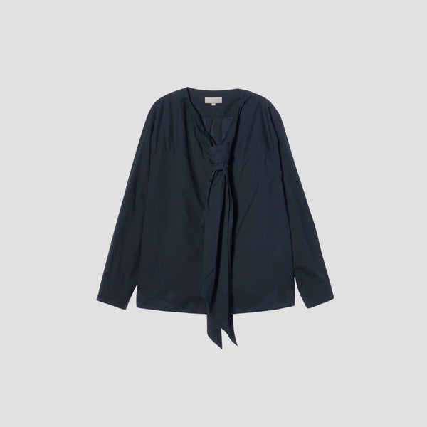 PIECE DYED WASHED COTTON SHIRT