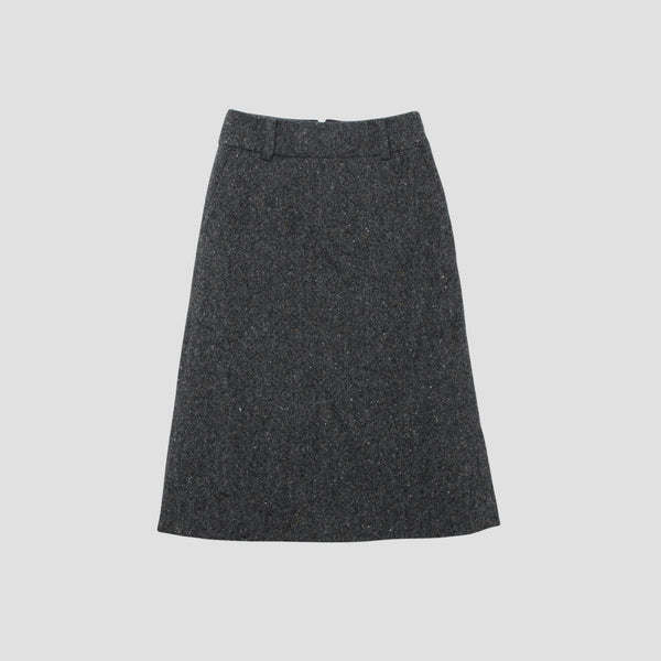 WOOL TWEED SKIRT