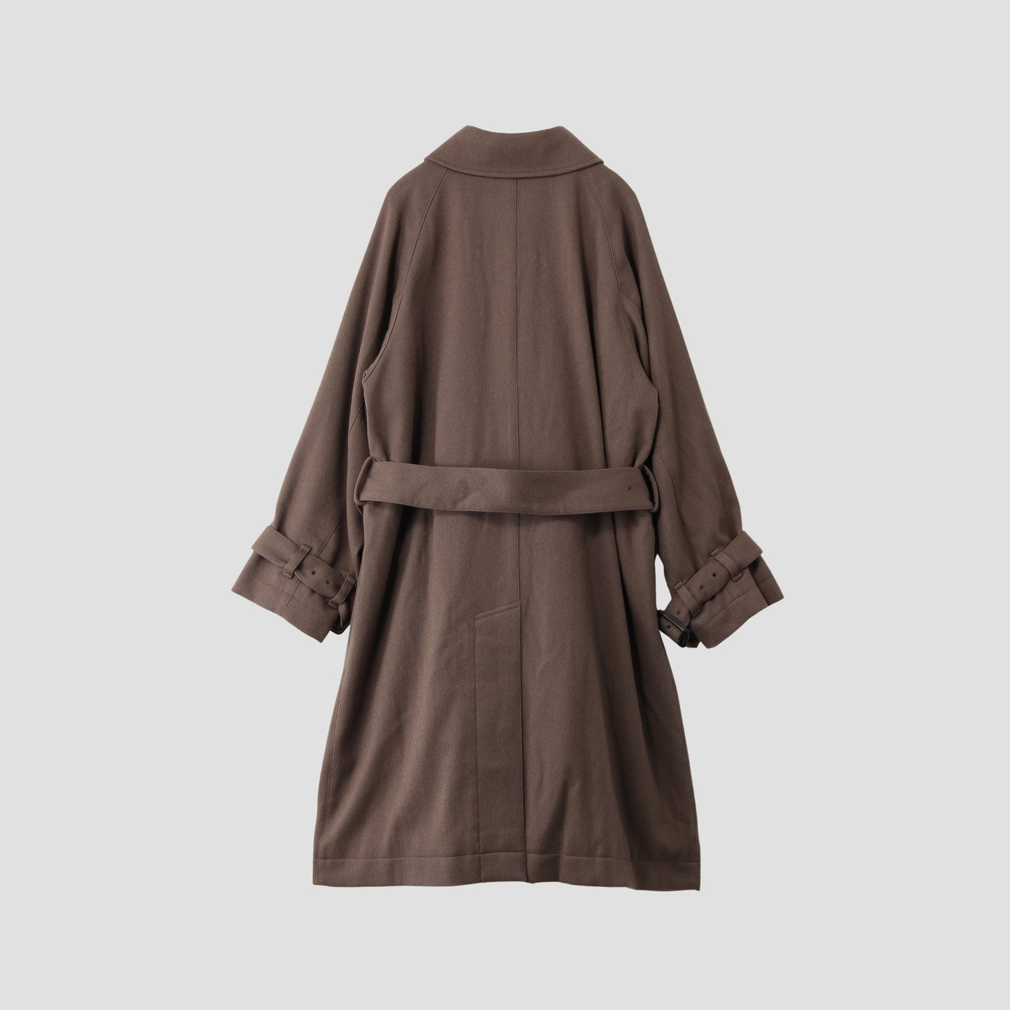 MILLED WOOL TWILL COAT