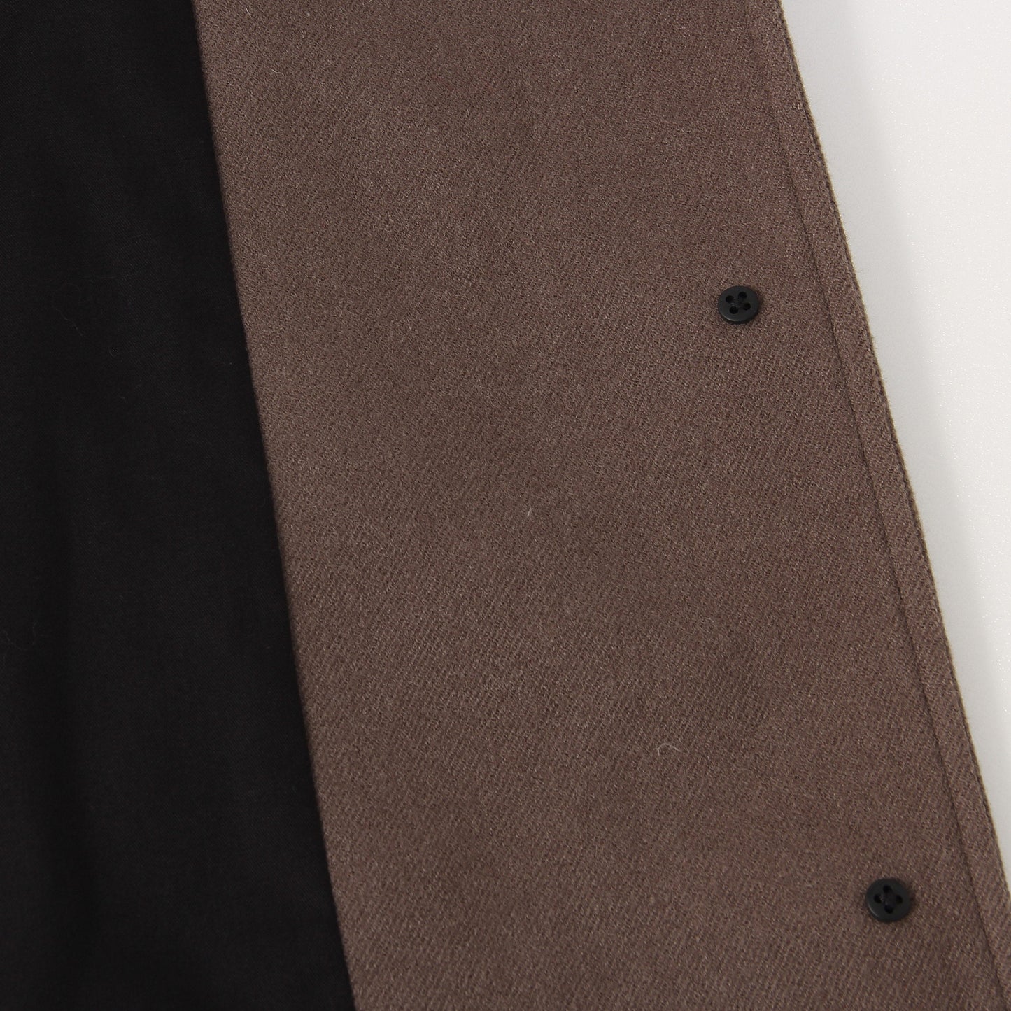 MILLED WOOL TWILL COAT