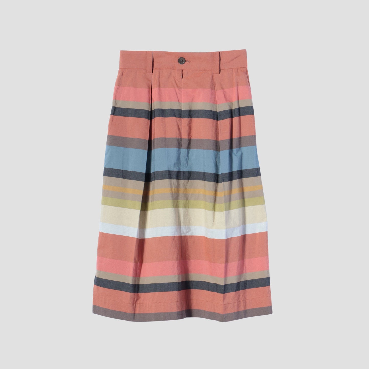 MULTI STRIPE COTTON SKIRT