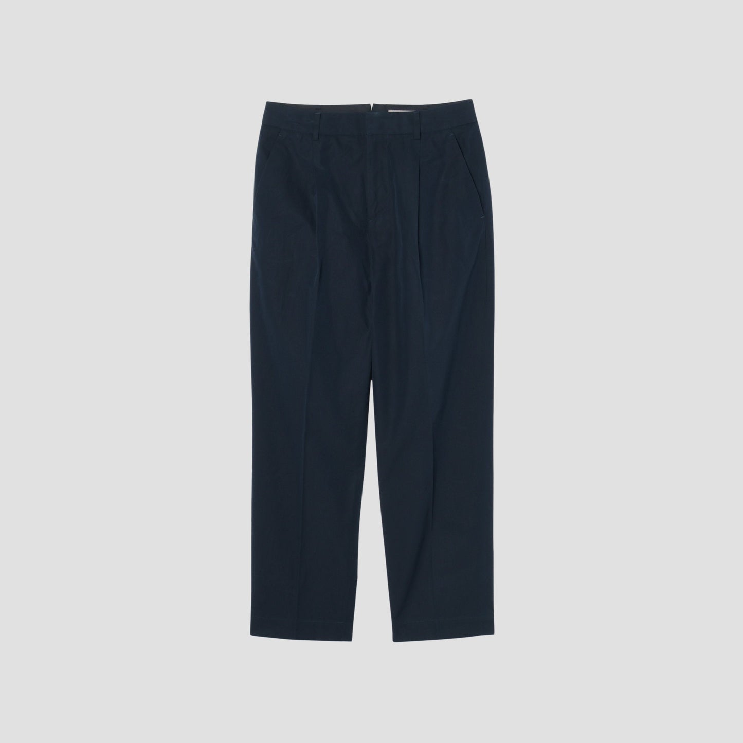 COTTON PLAIN WEAVE TROUSERS