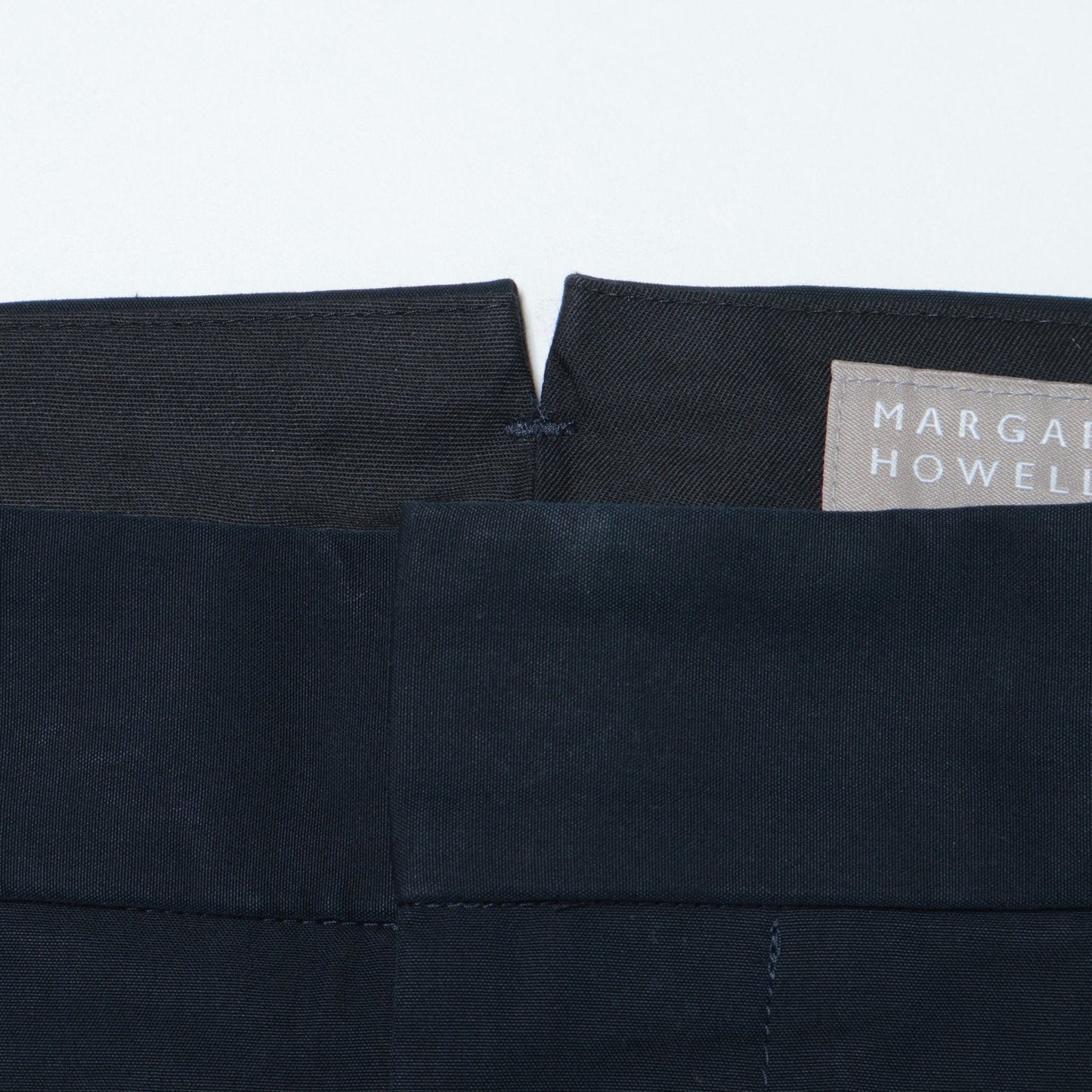 COTTON PLAIN WEAVE TROUSERS