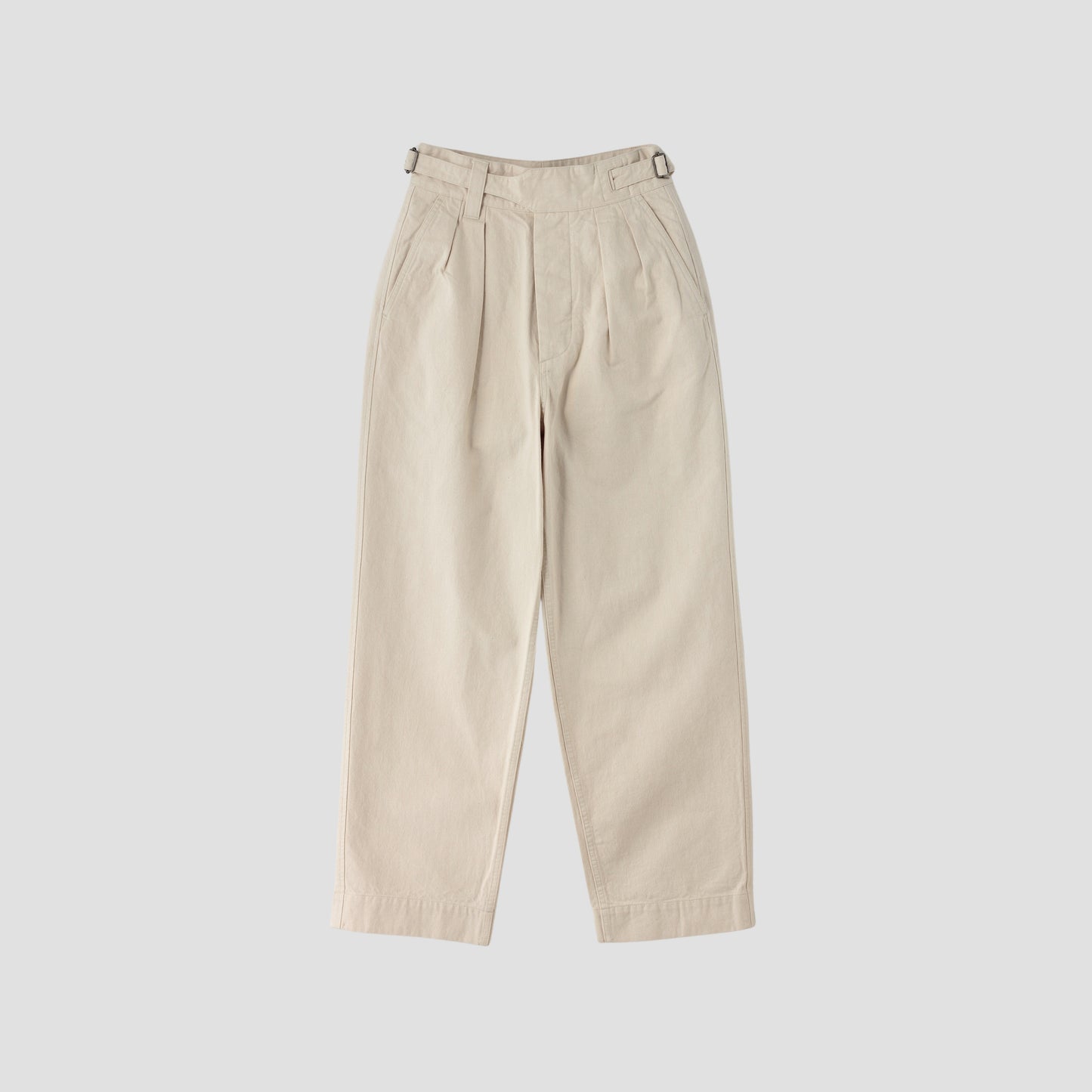 NATURAL DENIM TROUSERS