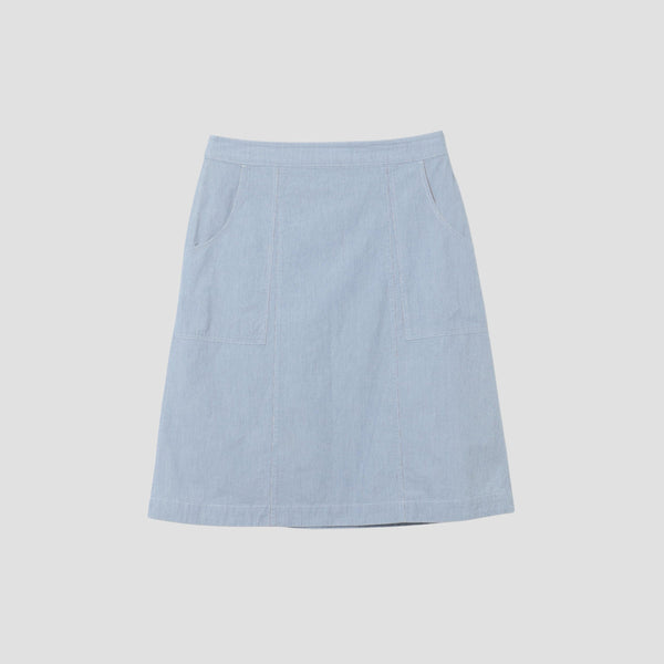 HAIRLINE COTTON SKIRT