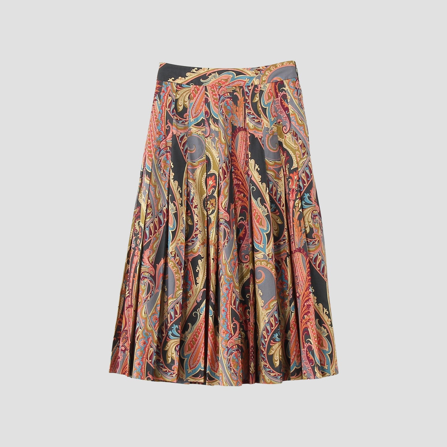 PAISLEY COTTON SHIRTING SKIRT
