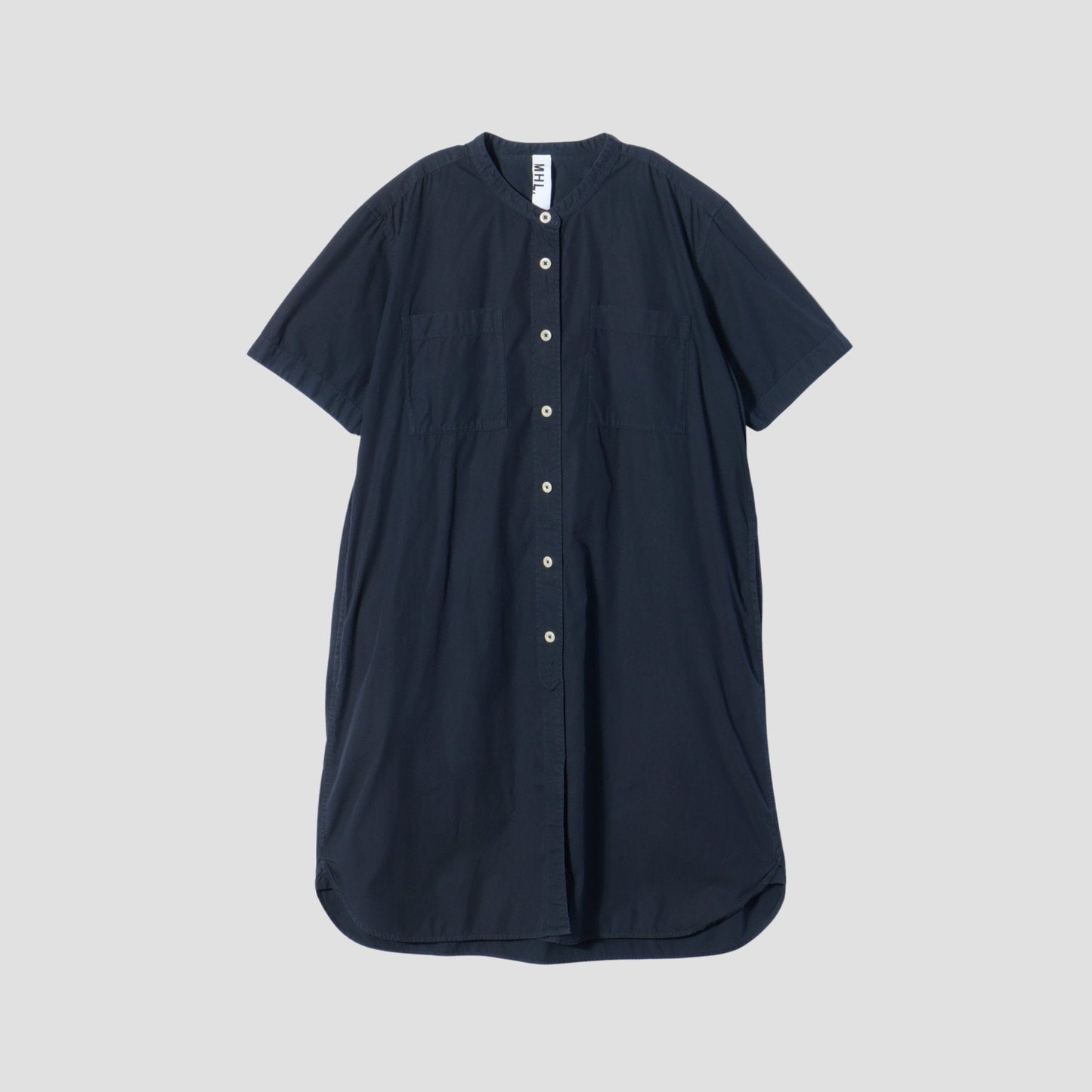 GARMENT DYE BASIC POPLIN DRESS