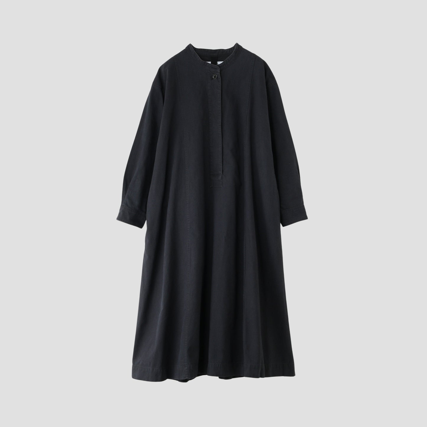 WORN COTTON WOOL TWILL DRESS