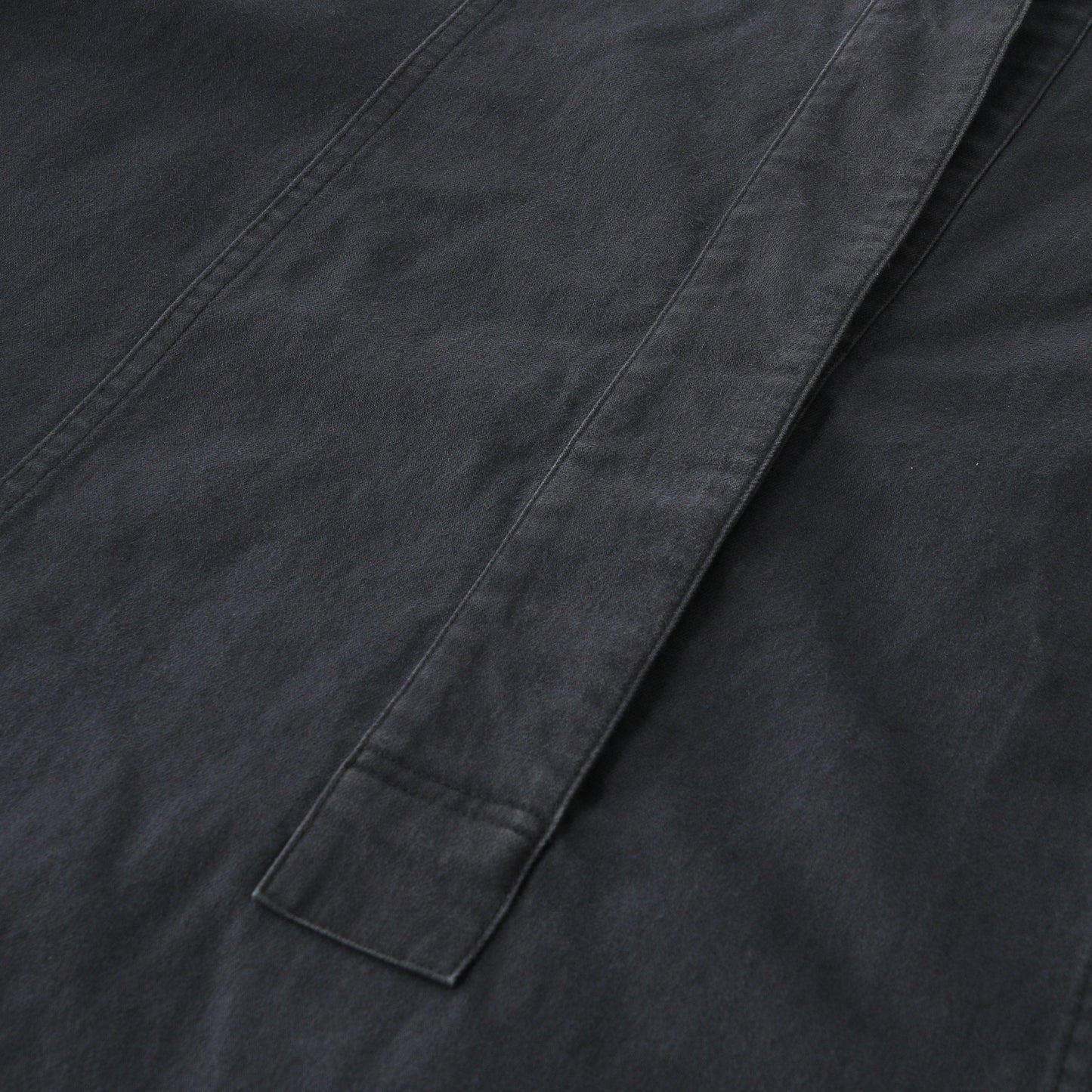 WORN COTTON WOOL TWILL DRESS