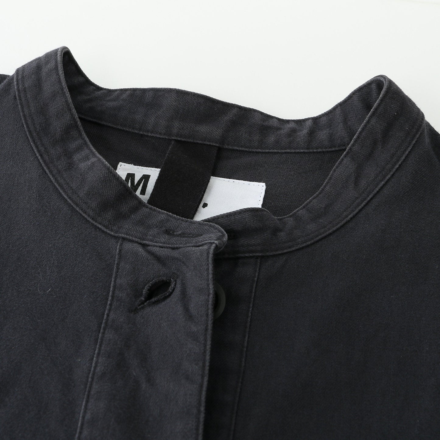 WORN COTTON WOOL TWILL DRESS