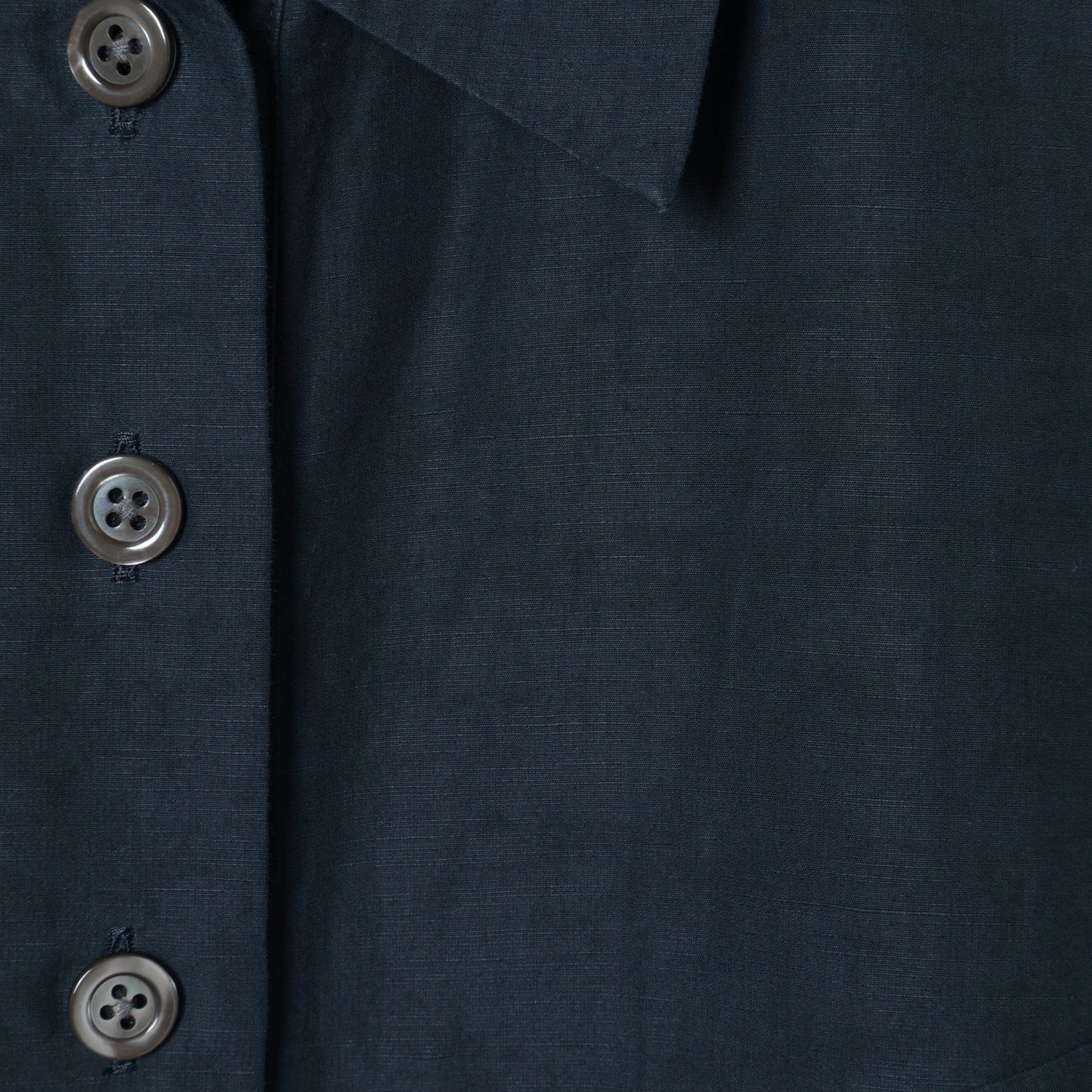 FINE PLAINWEAVE COTTON LINEN DRESS