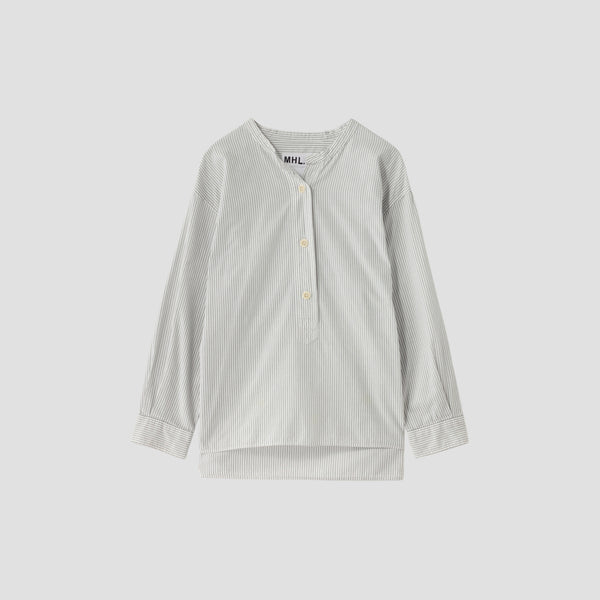 GRAPHIC COTTON STRIPE SHIRT