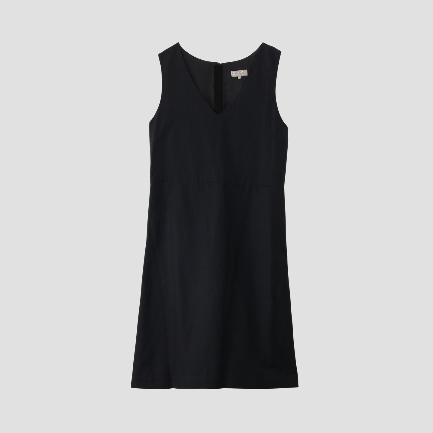 LINEN WOOL HOPSACK DRESS