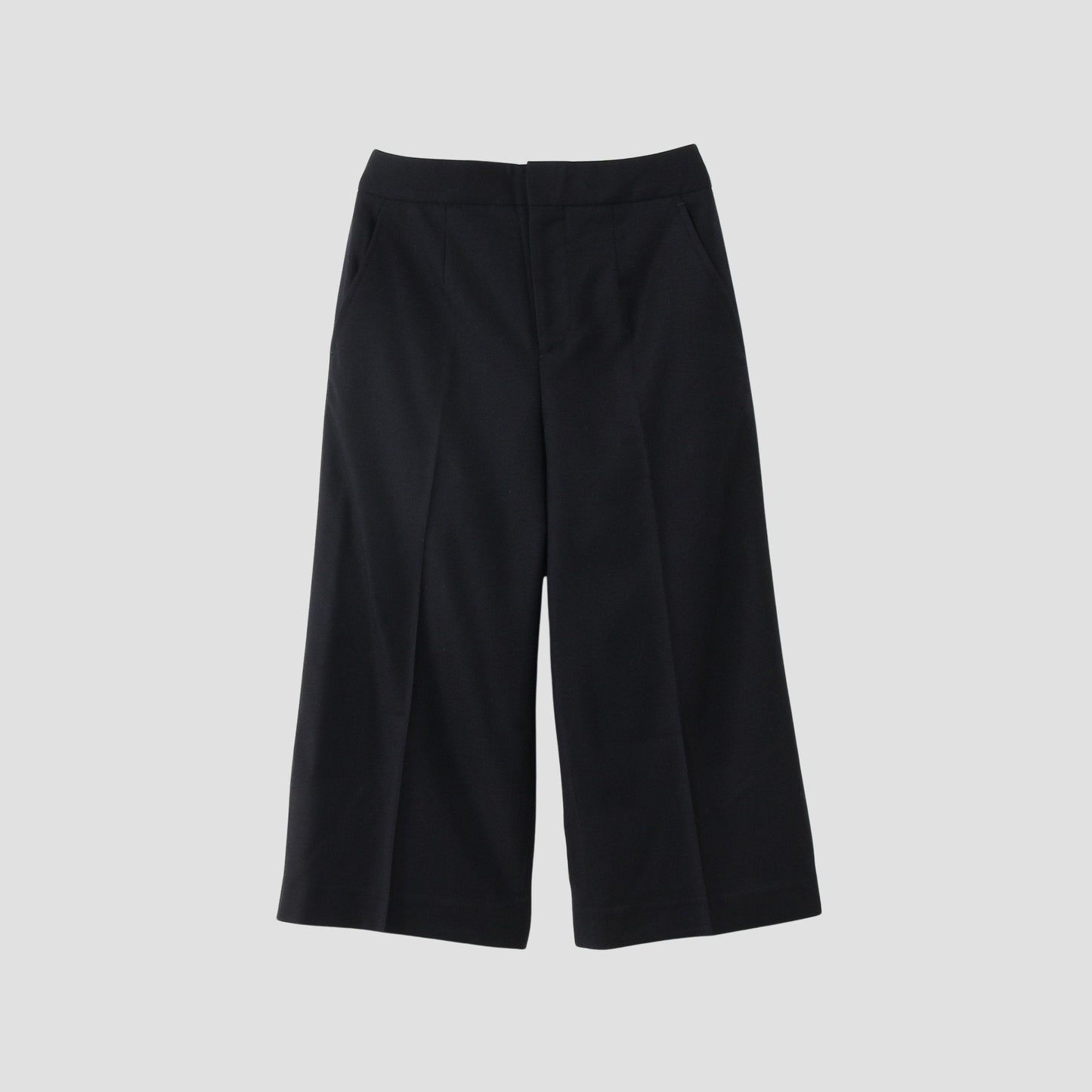 FINE WOOL FLANNEL TROUSERS