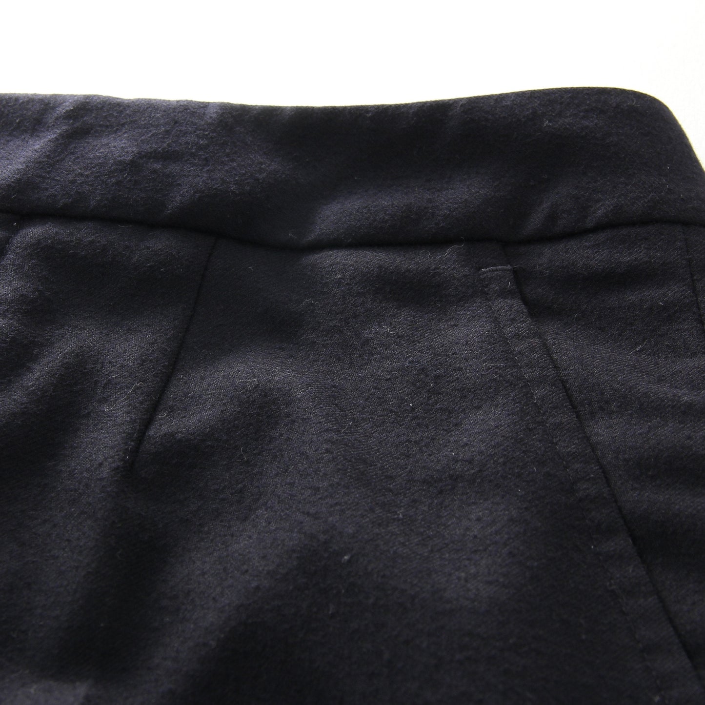 FINE WOOL FLANNEL TROUSERS