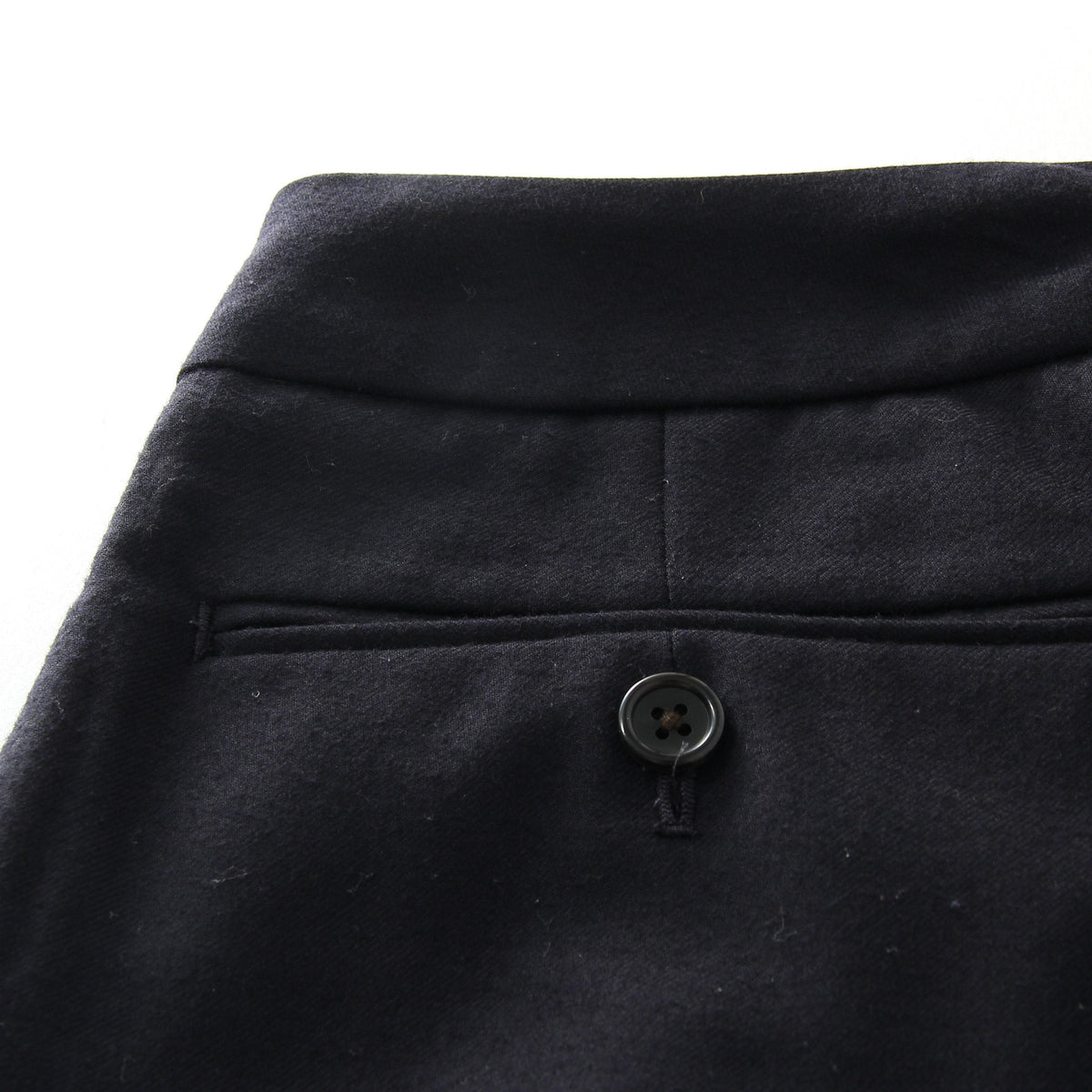 FINE WOOL FLANNEL TROUSERS