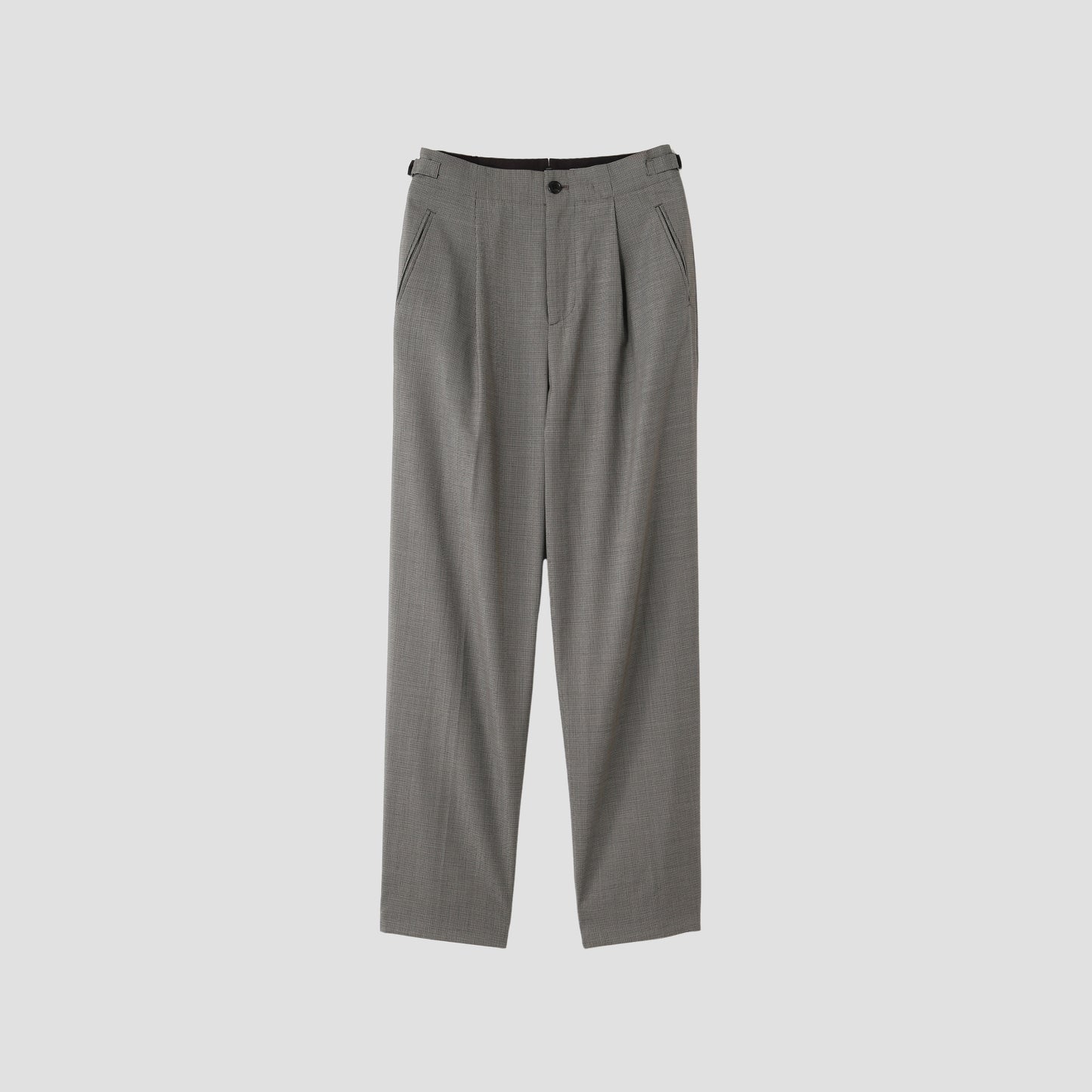 FINE WOOL POPLIN TROUSERS