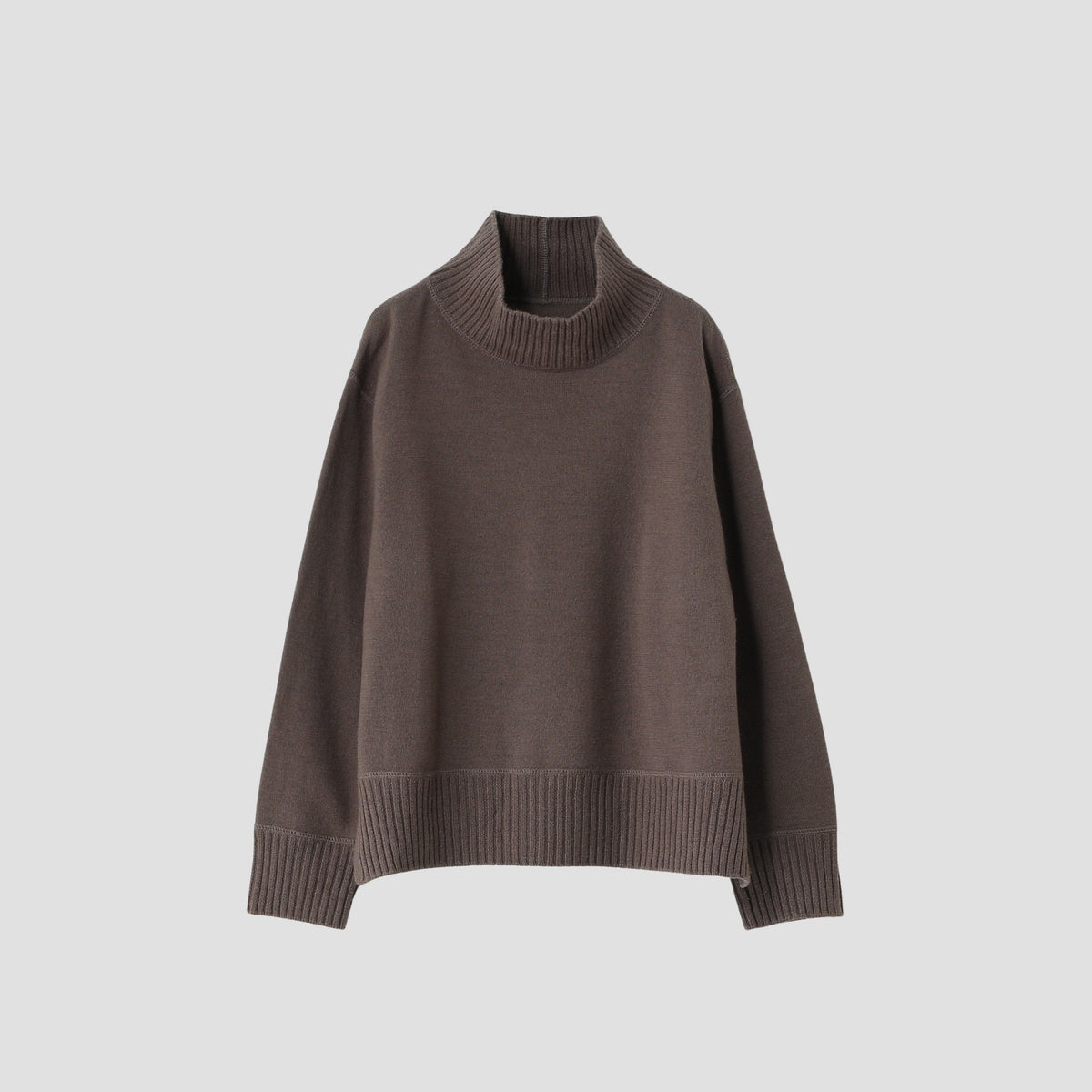 FELTED ROUGH WOOL KNIT