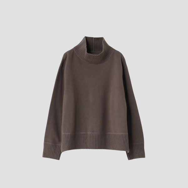 FELTED ROUGH WOOL KNIT