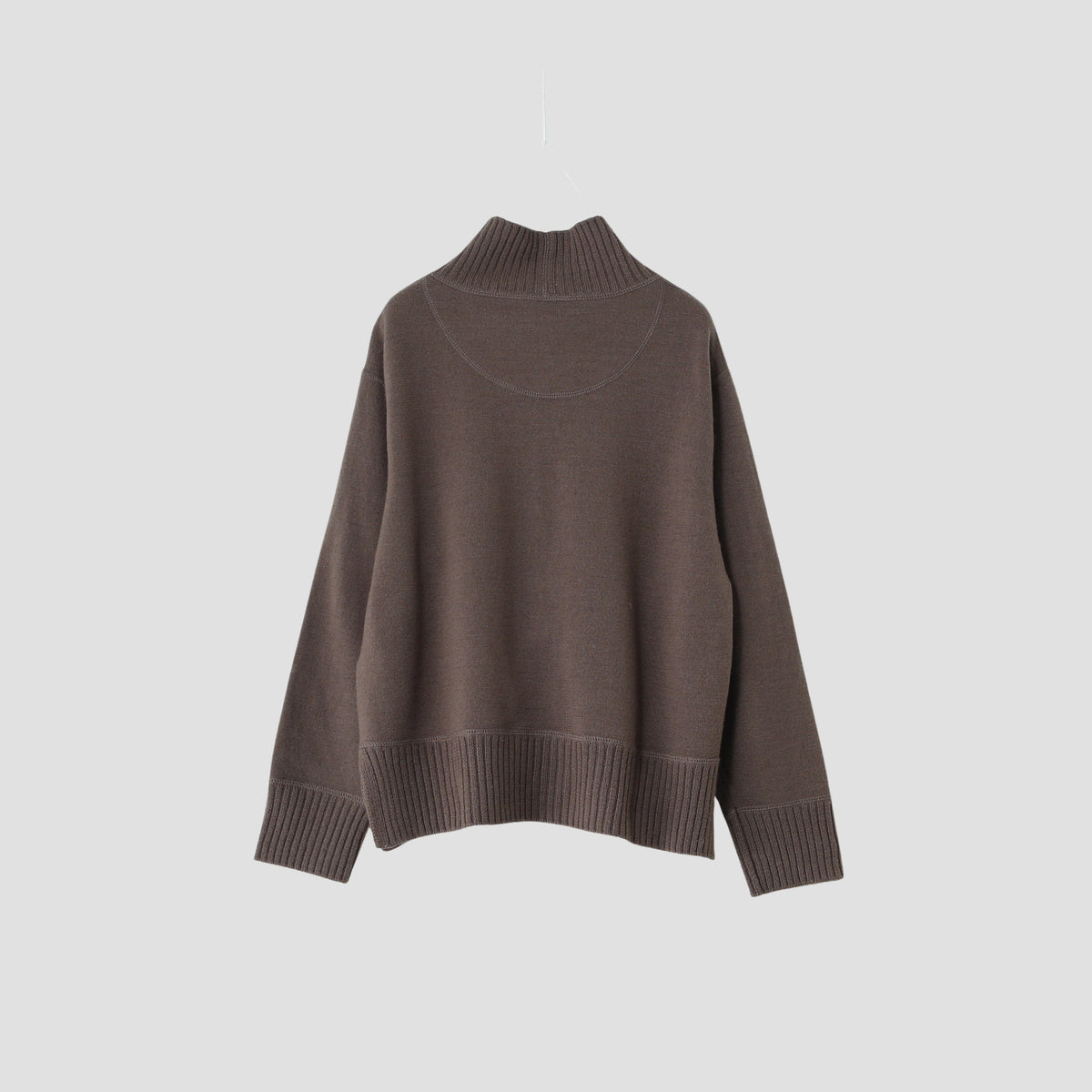 FELTED ROUGH WOOL KNIT
